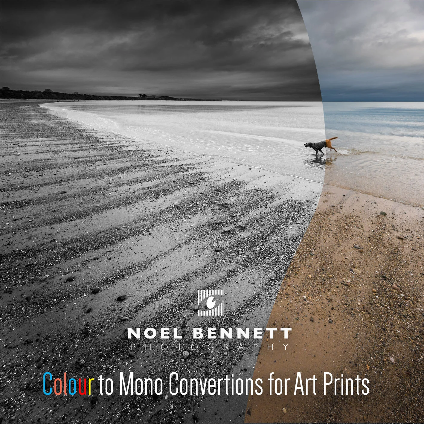 Colour conversion from colour to monochrome.