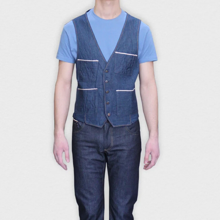 Selvedge Gilet