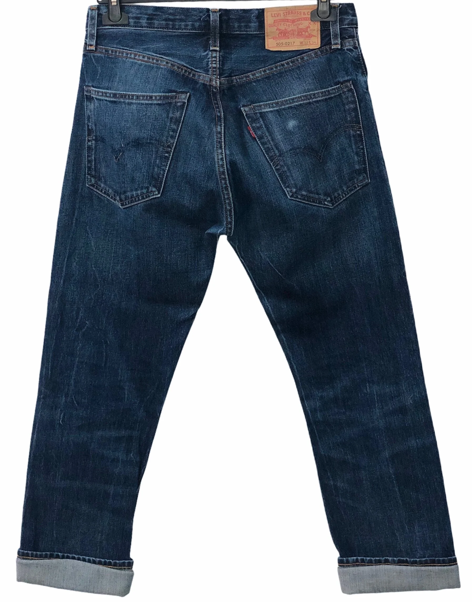 VR057 Levi's 505-0217 LVC Selvedge Red Line Made in Tukey W32 2000 — Nelle  Grandi Fauci