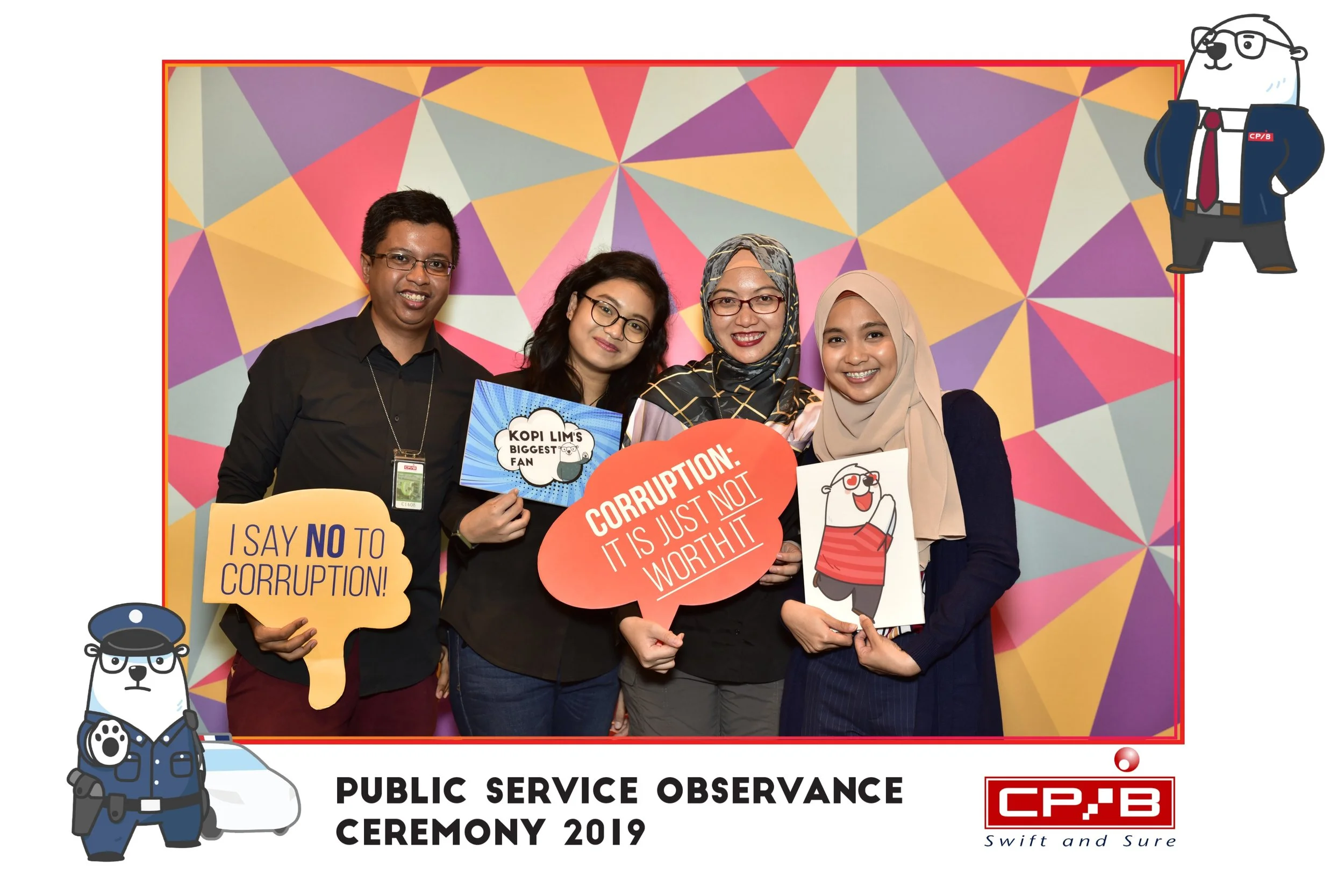 Blissbooth Corporate: CPIB Public Service Observance Ceremony 2019