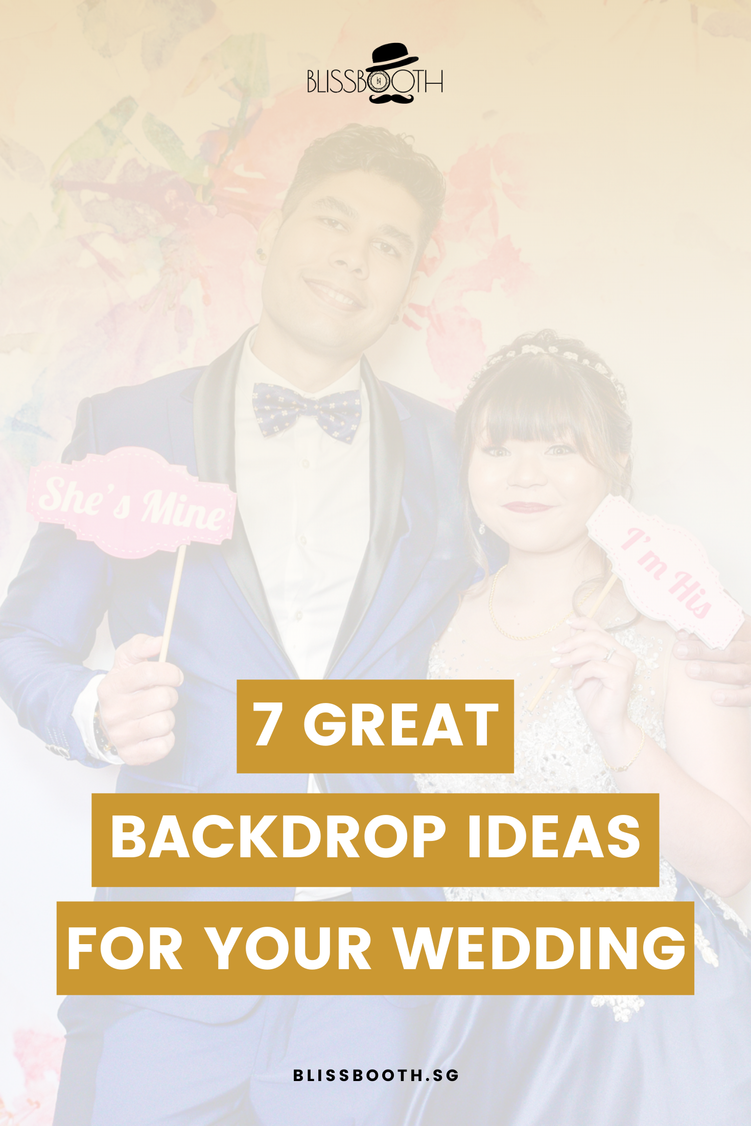 7 Great Backdrop Ideas for Your Wedding Photo booth