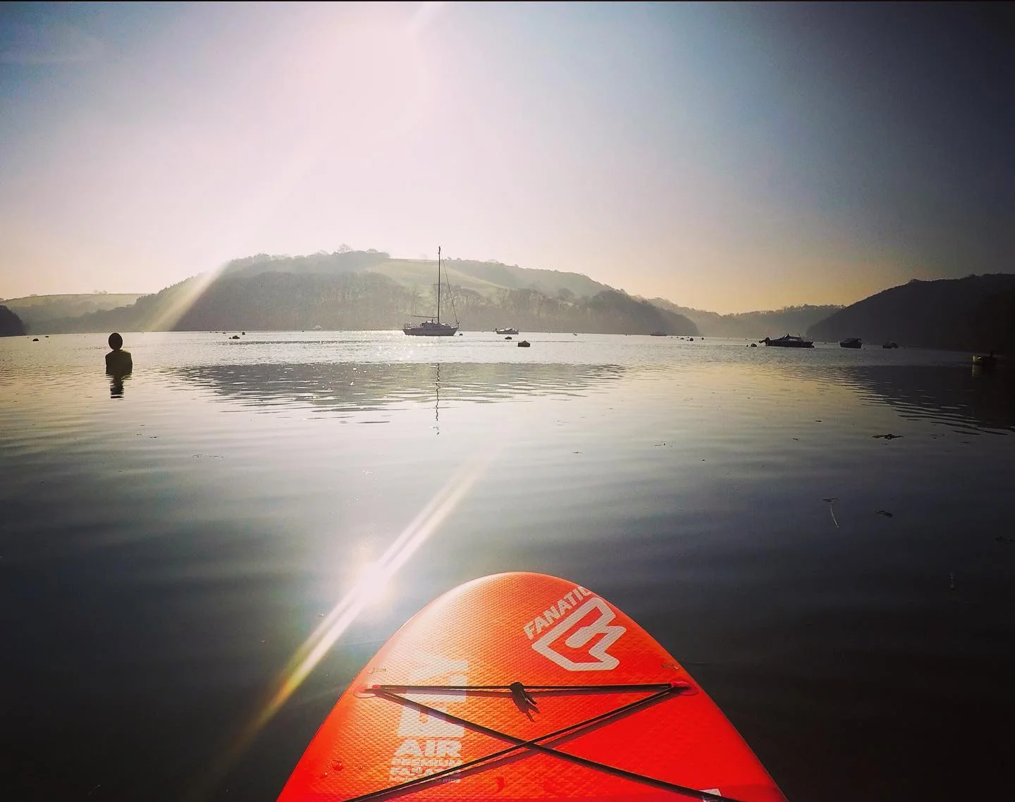 Stunning morning SUP at Golant.