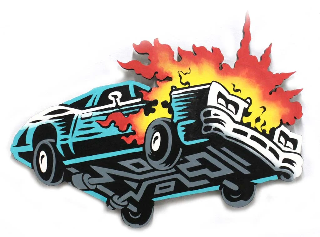 Burning Car