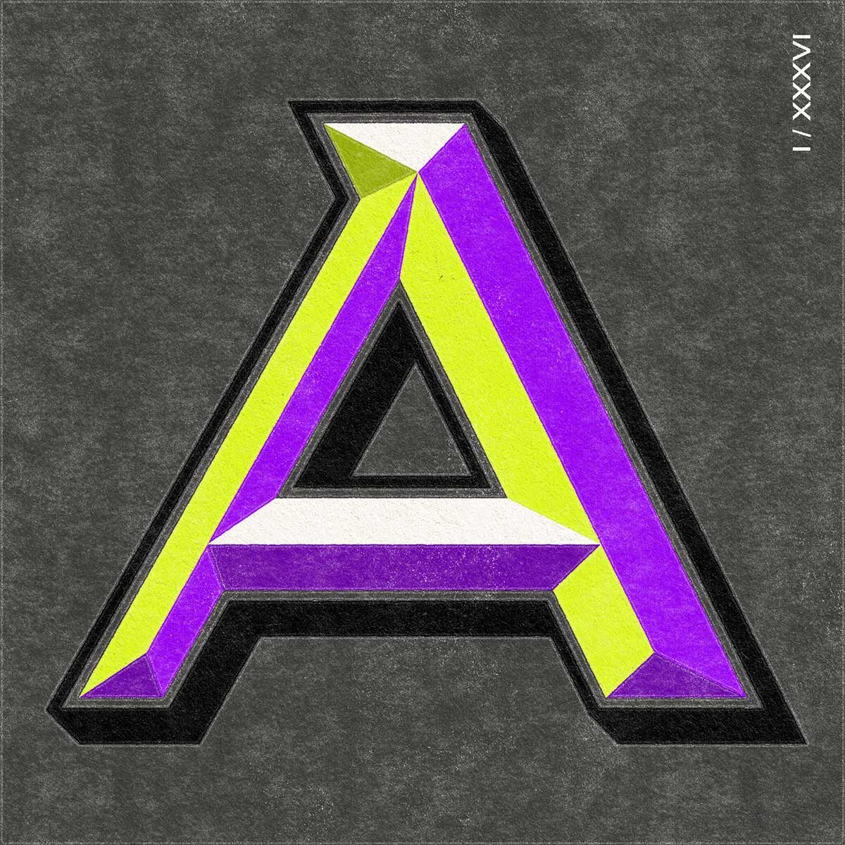Louise Twizell Typography 36 Days of Type 'A' Design