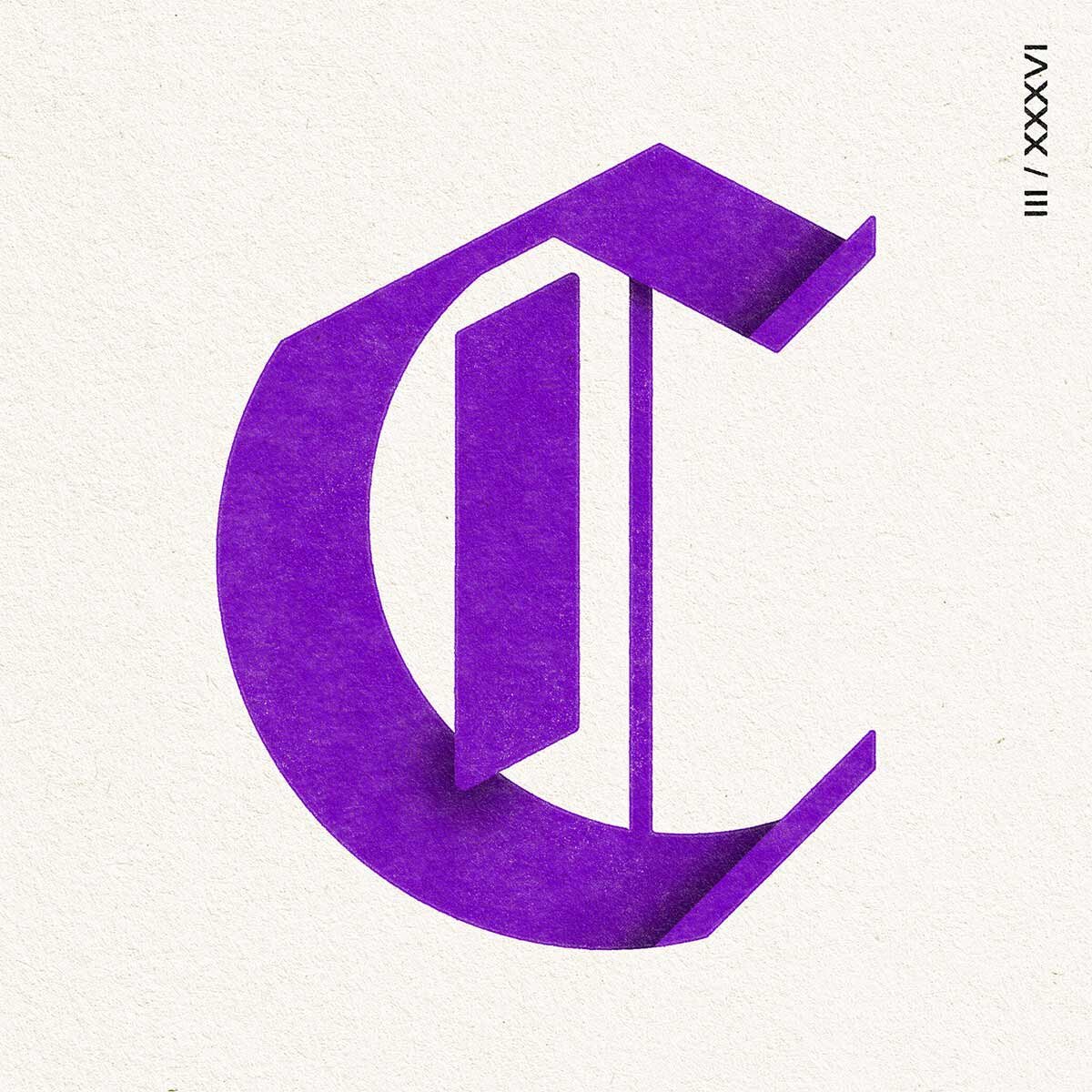 Louise Twizell Typography 36 Days of Type 'C' Design