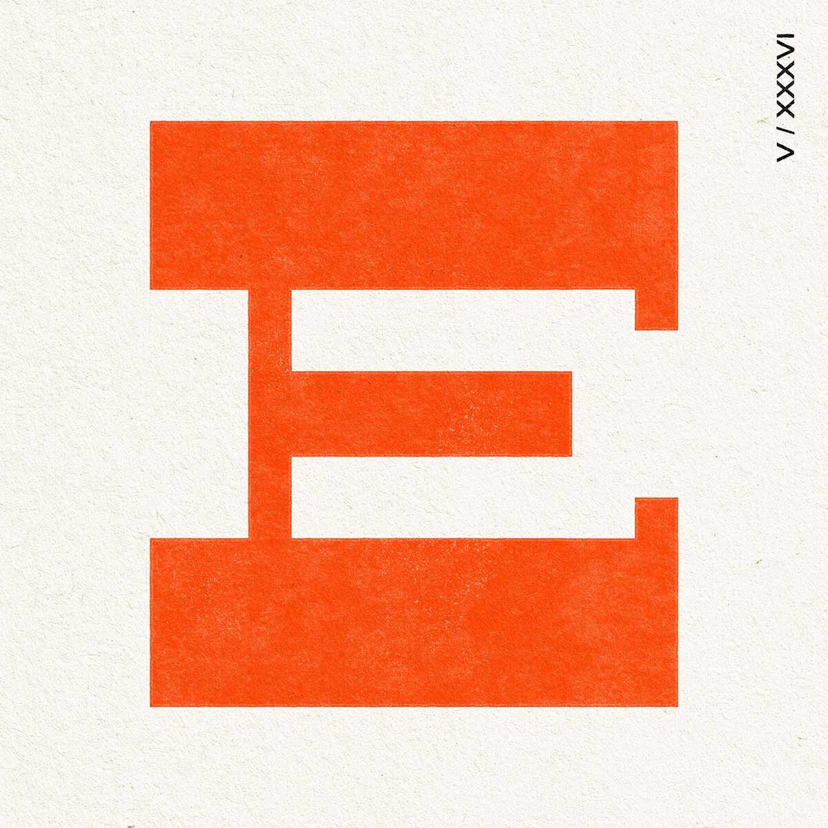 Louise Twizell Typography 36 Days of Type 'E' Design