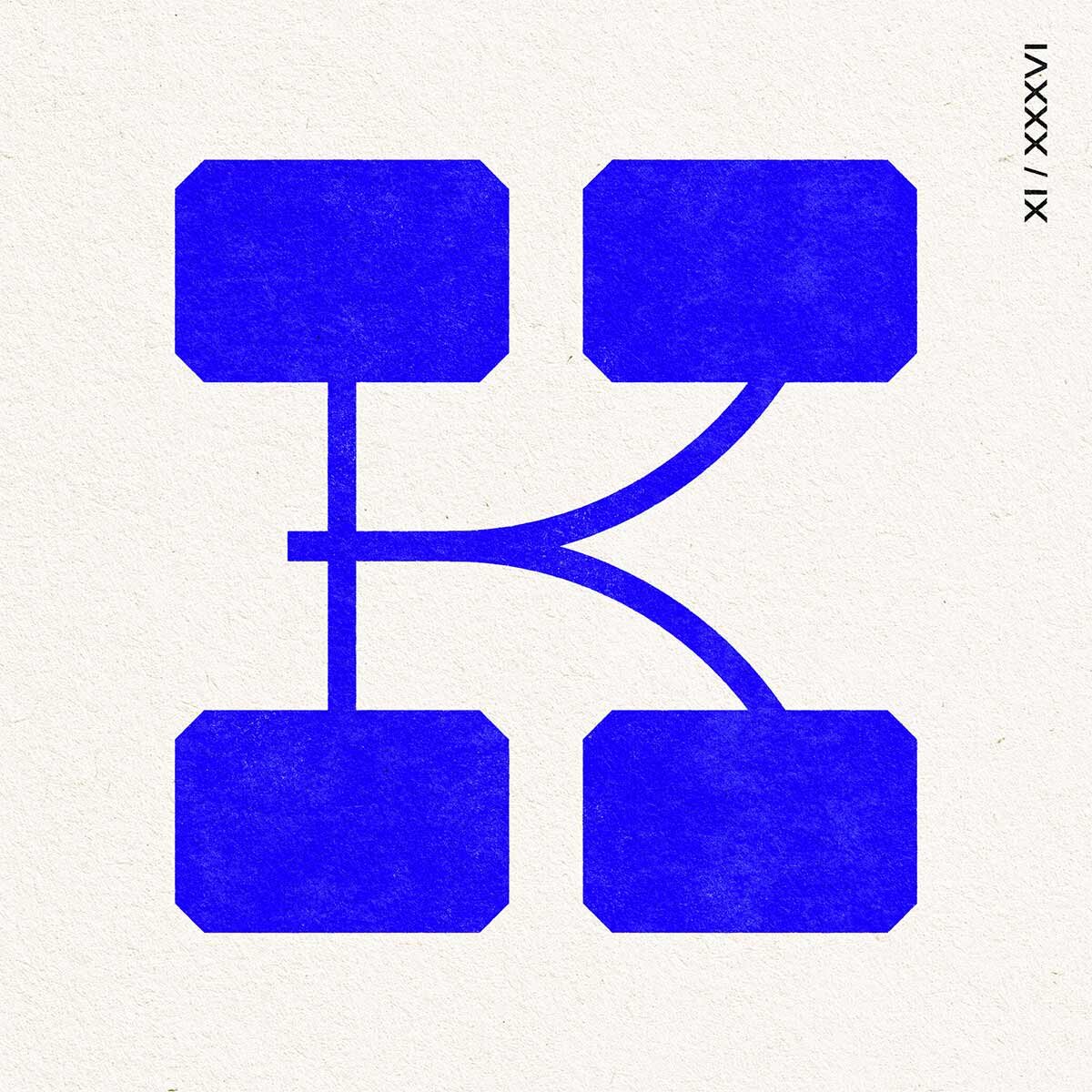 Louise Twizell Typography 36 Days of Type 'K' Design