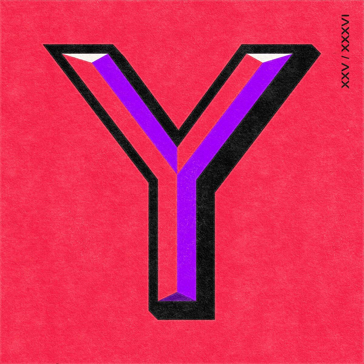 Louise Twizell Typography 36 Days of Type ‘Y’ Design