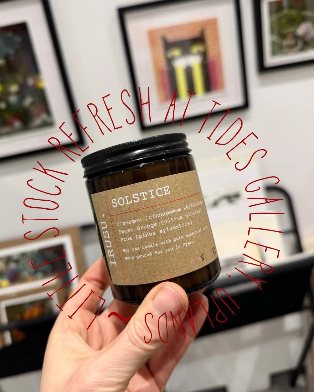 There&rsquo;s been a little stock refresh @tides.gallery - Uplands, Abertawe. 🤍

If you&rsquo;re further afield, the GIVE15TAKE15 discount code is live all this weekend, with 15% going your way and 15% donated to @st_giles_trust ❤️🎁🌲

Love ya / ca