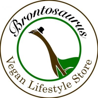 Brontosaurus vegan lifestyle store logo
