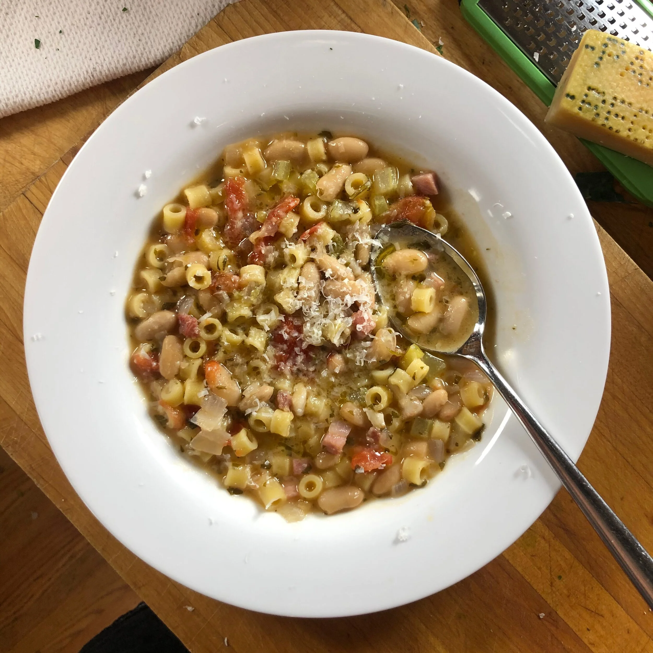 Pasta e Fagioli (Italian Pasta and Beans)