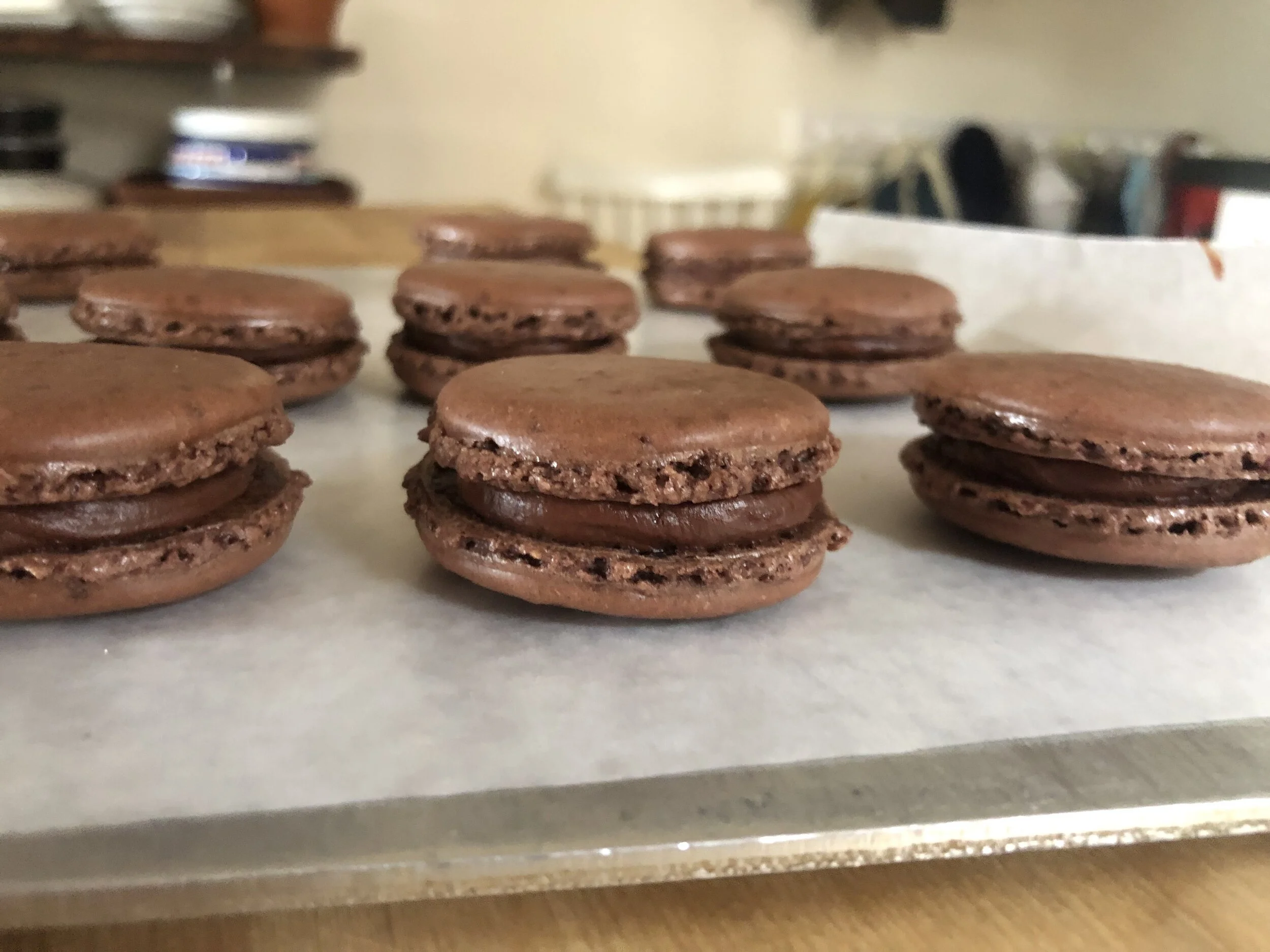 Chocolate Macarons