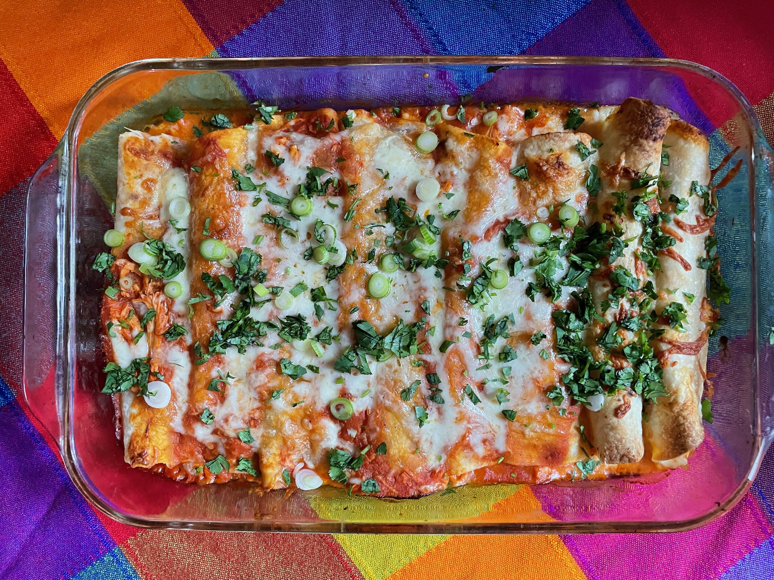Enchiladas with Homemade Chipotle Red Sauce, Wednesday May 5th, 4:30-6PM ET