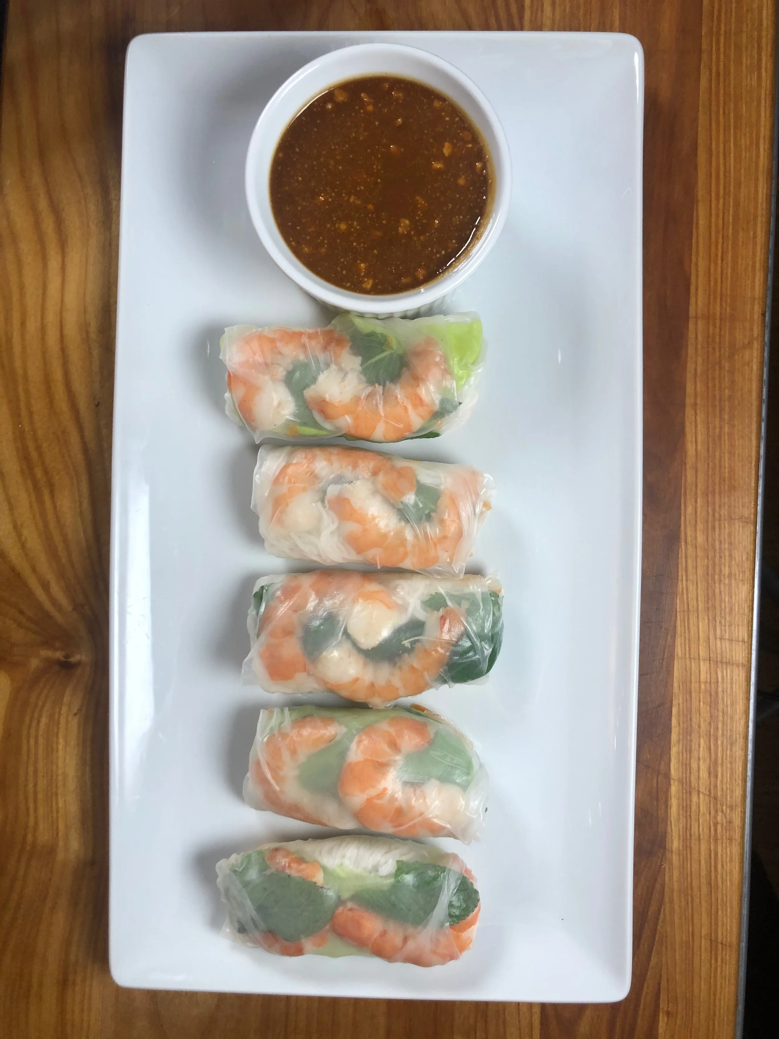 Summer Rolls with Peanut Sauce