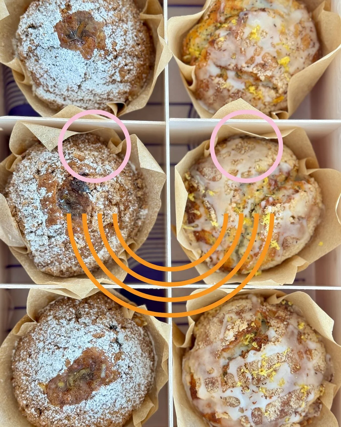 Dear Mama Baked Sweets &amp; Muffin boxes are back, just in time for the holiday invite or the morning after!

All desserts, our signature muffins, or perhaps a mix&hellip;visit us in-cafe or email us to place your order ahead of time.

#treatyoursel