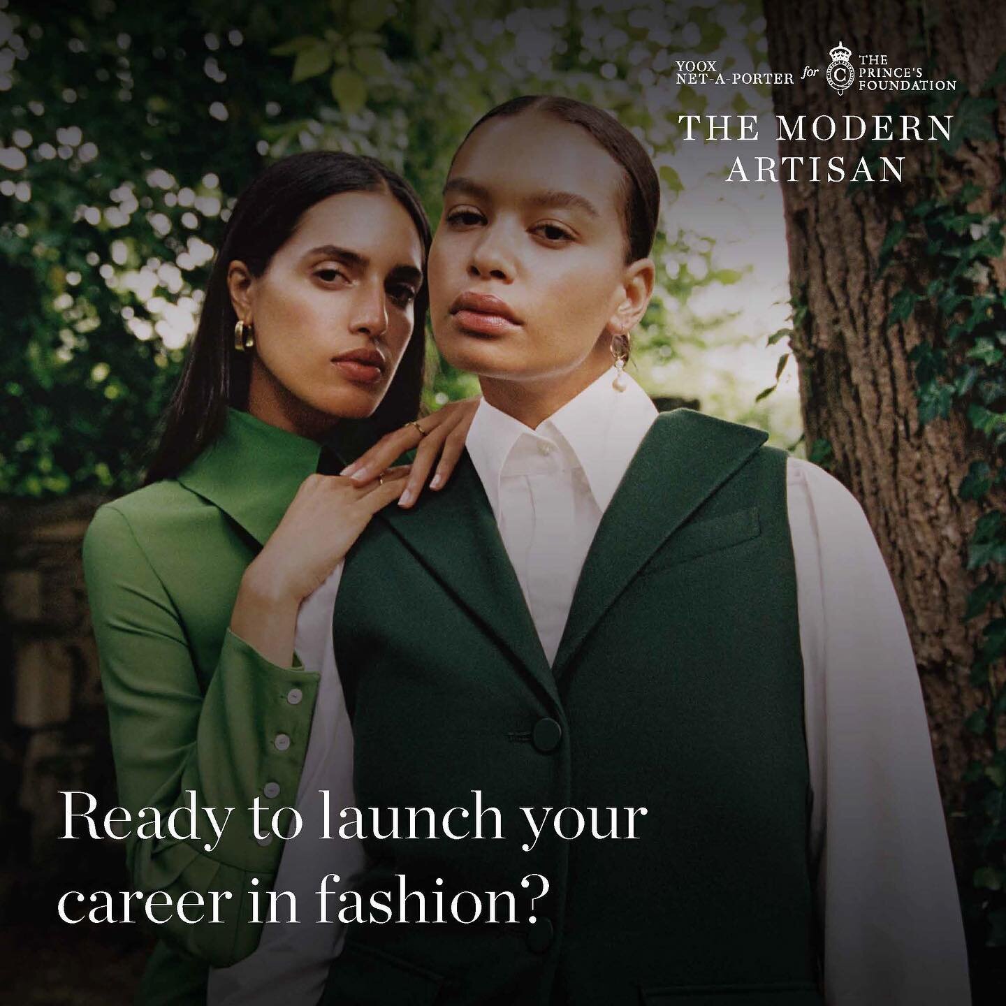 Could you be the next #ModernArtisan? Deadline approaching&hellip;. ⚡️💗

@ynap and @theprincesfoundation are offering UK-based fashion and textiles graduates a once-in-a-lifetime opportunity to join the third edition of their flagship training progr