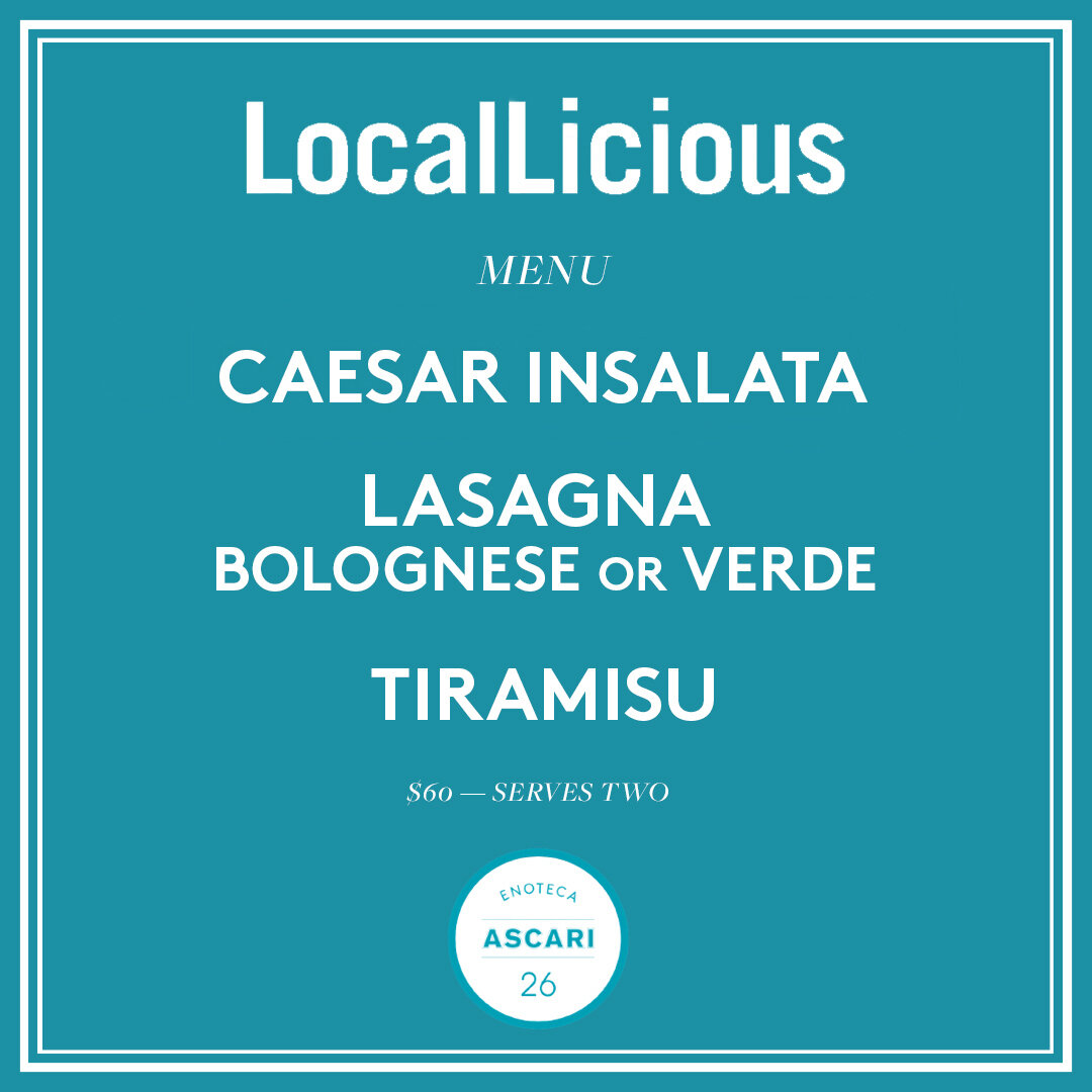 #LocalLiciousCA is still underway. Until March 7, we will be offering a three-course prix fixe menu, with $1 from every menu sold going to @the.fullplate. Support your local restaurants to #SaveHospitalityCA.