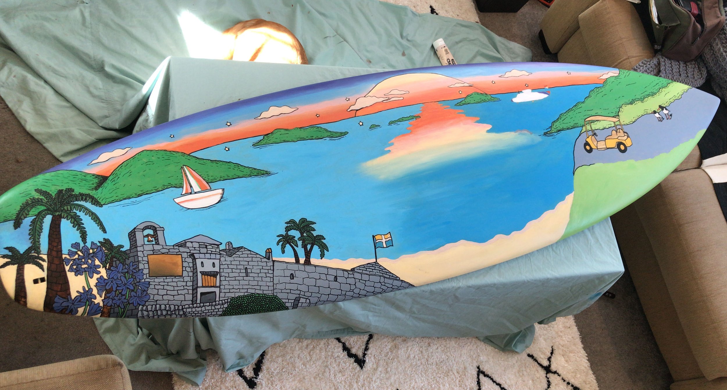 Surfboard painting - 2023.