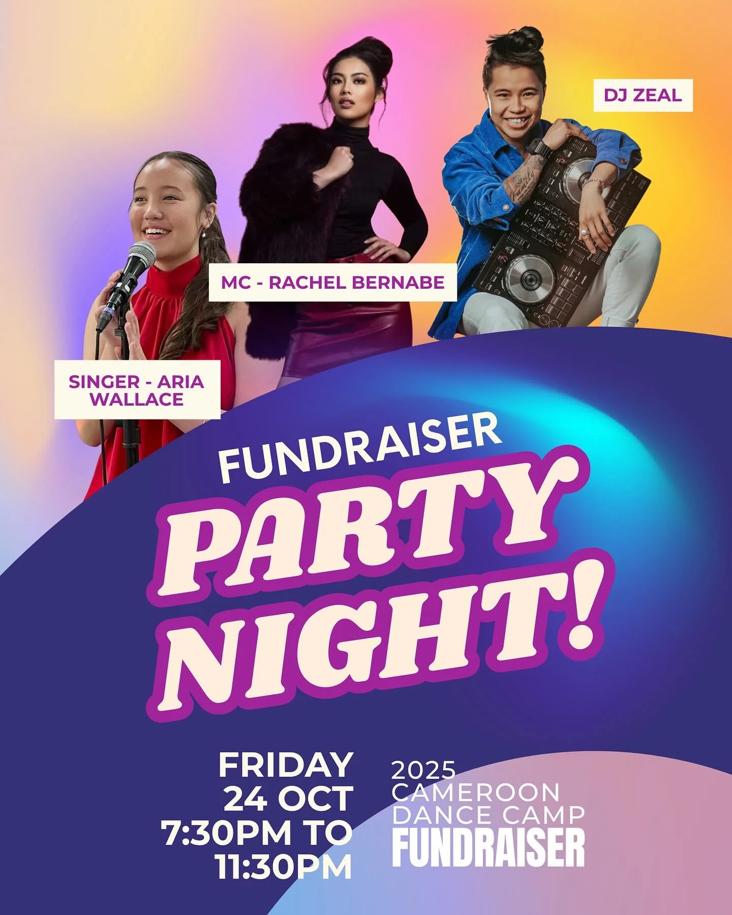 Our Fundraiser Party Night is getting even bigger, better, and louder 🎶

Get ready to party with some amazing local talents bringing the vibes all night! 🔥

🎧 DJ Zeal &ndash; the legend behind the decks at Highball, Fiction, and Loquita, spinning 