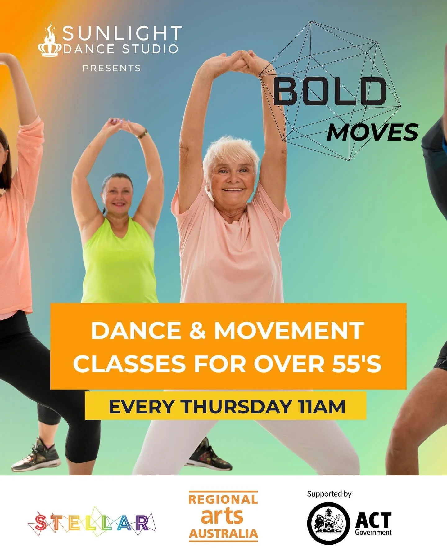 ✨ New Class Alert! ✨
We&rsquo;re so excited to launch our brand new Dance &amp; Movement class for ages 55+! 

This class its all about gentle moves, good music, and great company &mdash; the perfect way to keep the body moving and have a little fun 