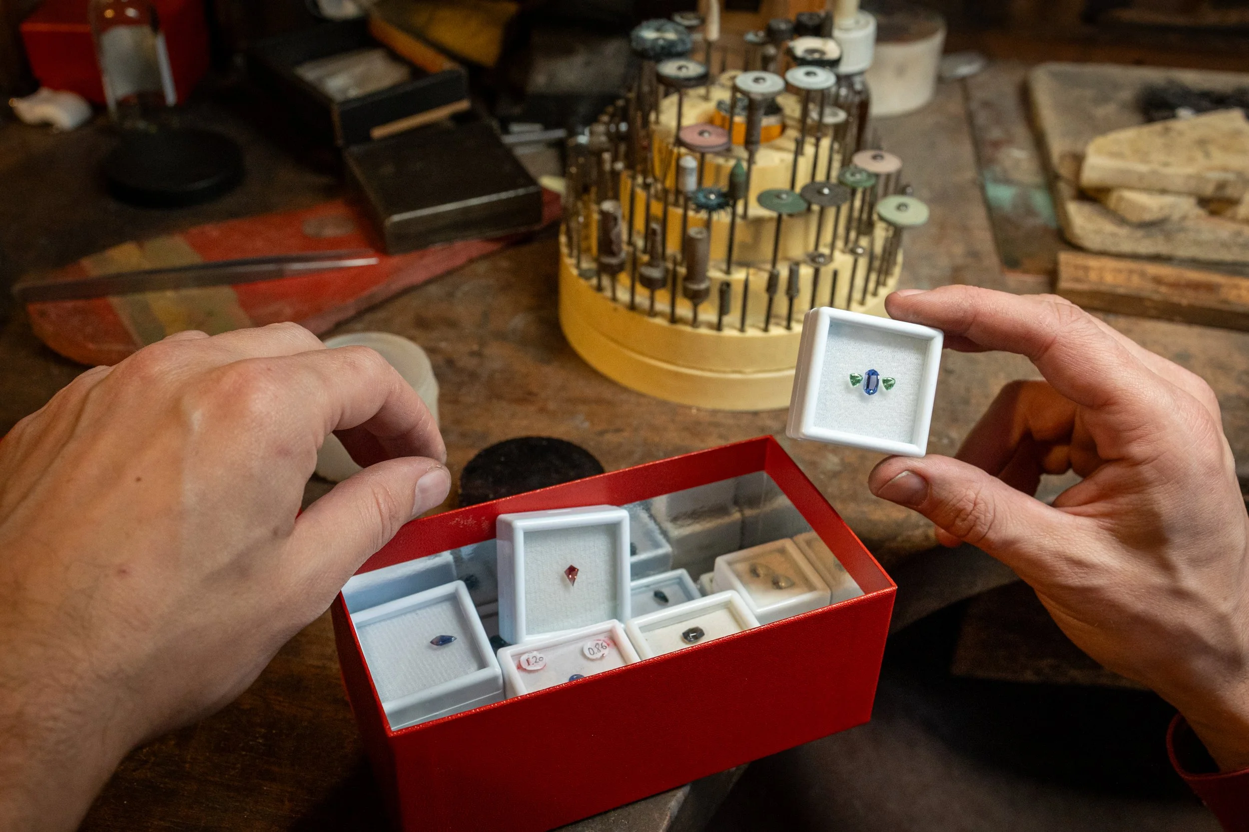 Selection de pierres précieuses