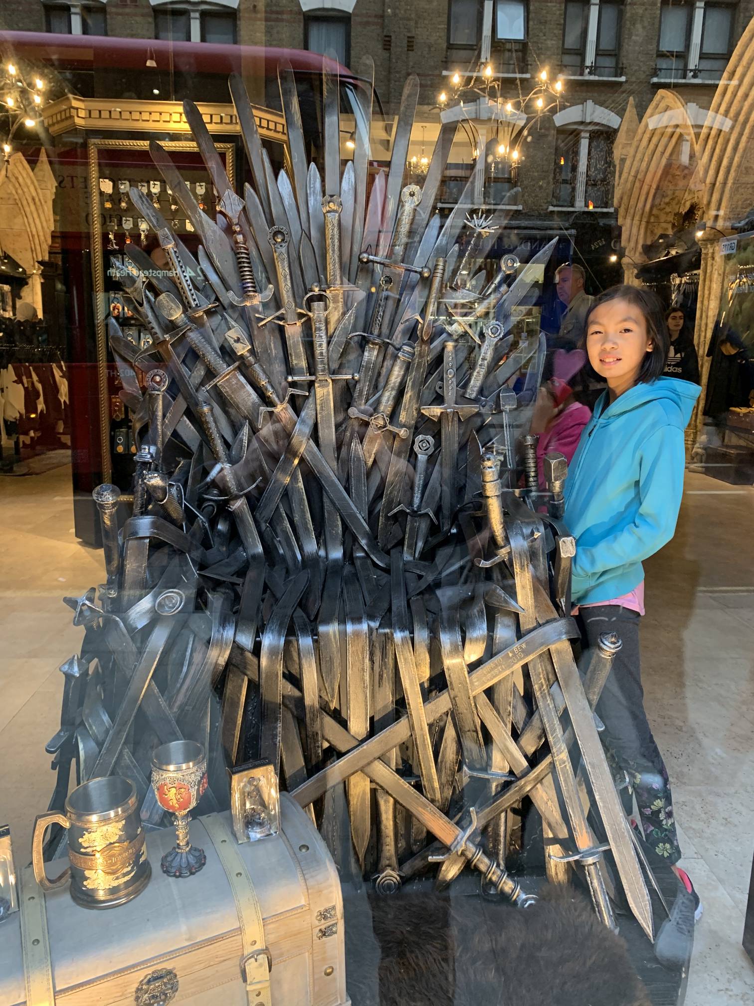 My friends had to educate me on this Iron Throne.