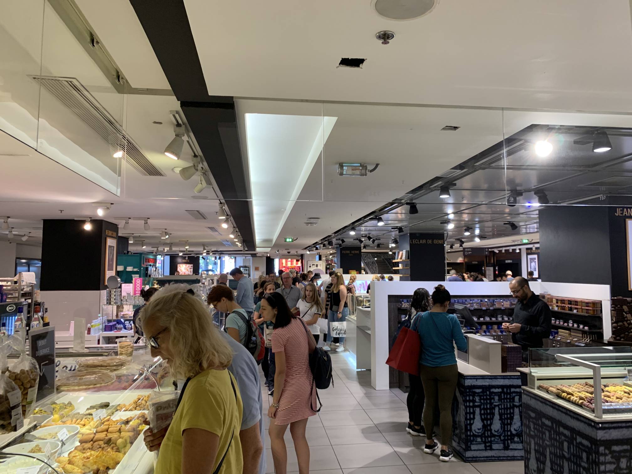 Galeries Lafayette Gourmet - Food building next to the Galeries Lafayette mall, has tons of tasty food owned by famous chefs.