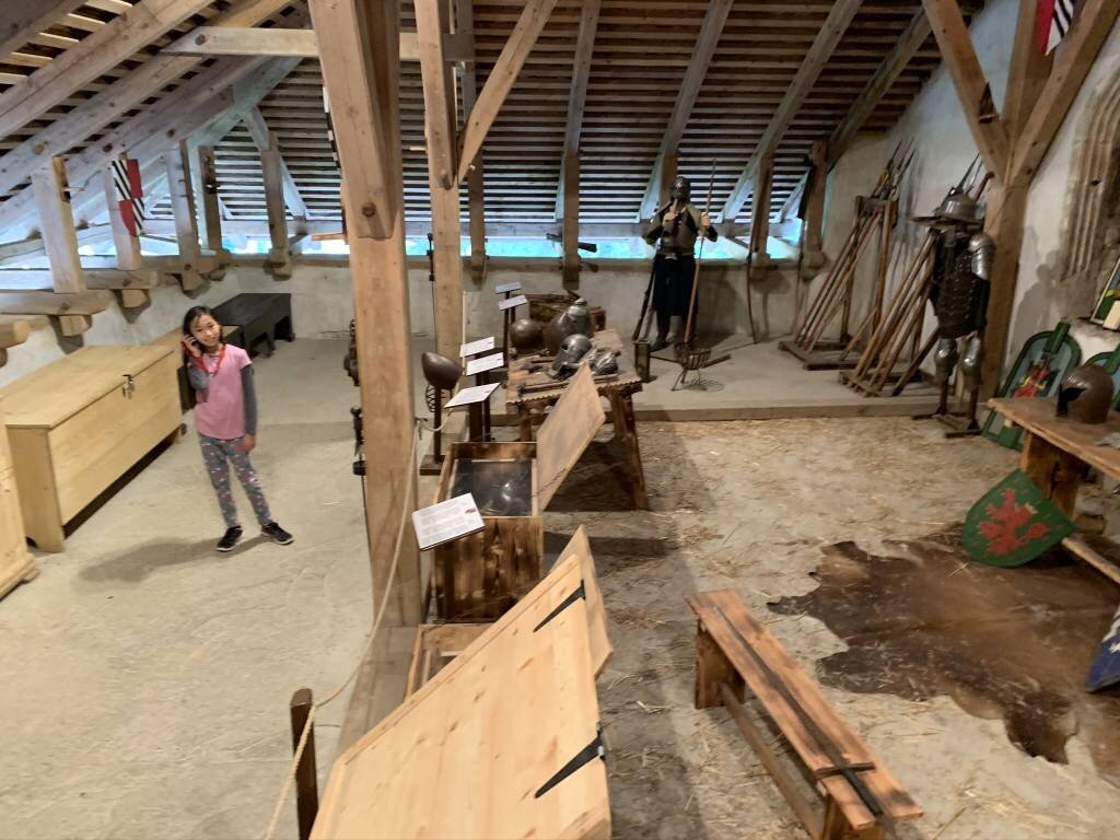 The armor room.