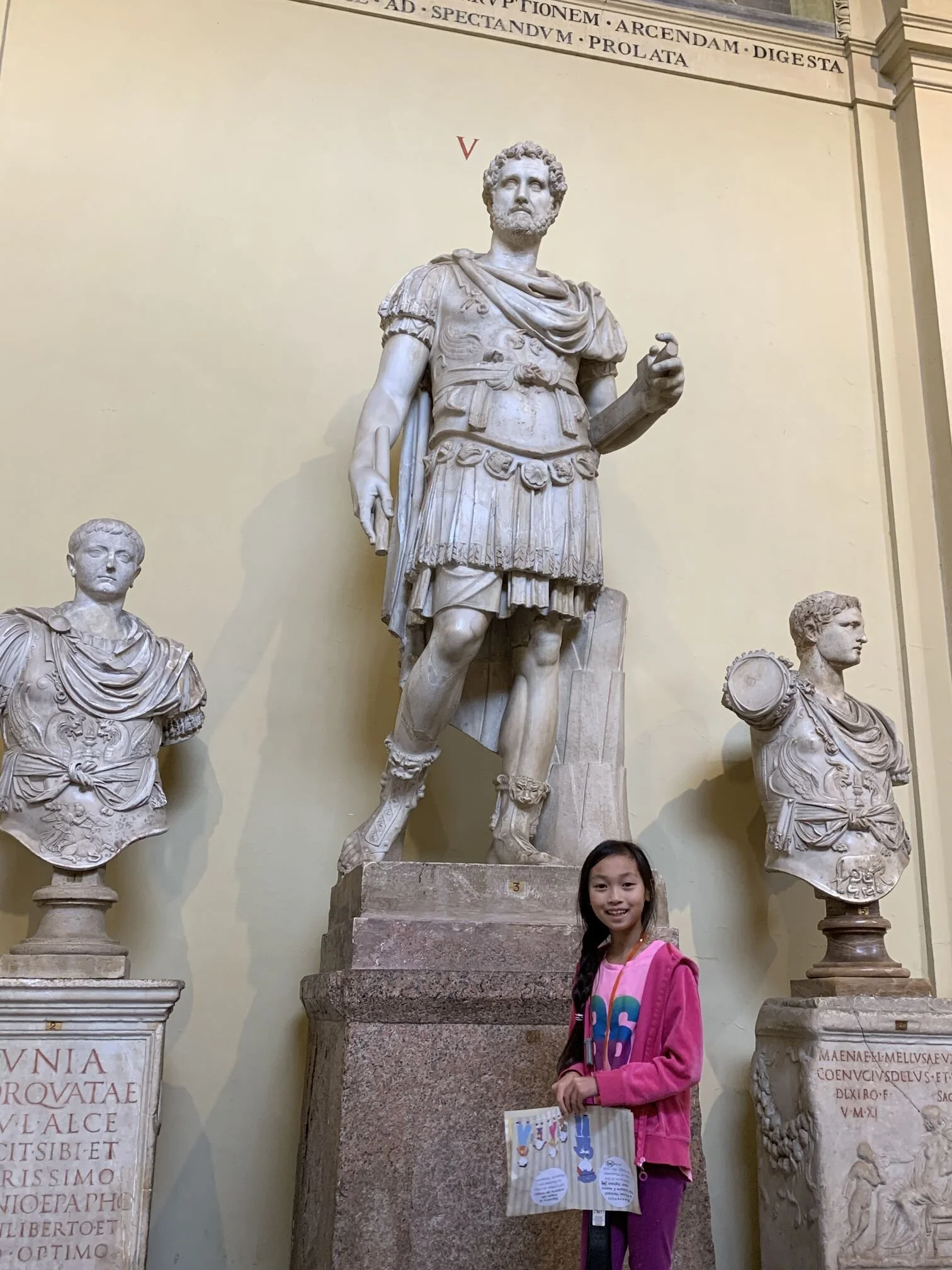 Julius Caesar statue.