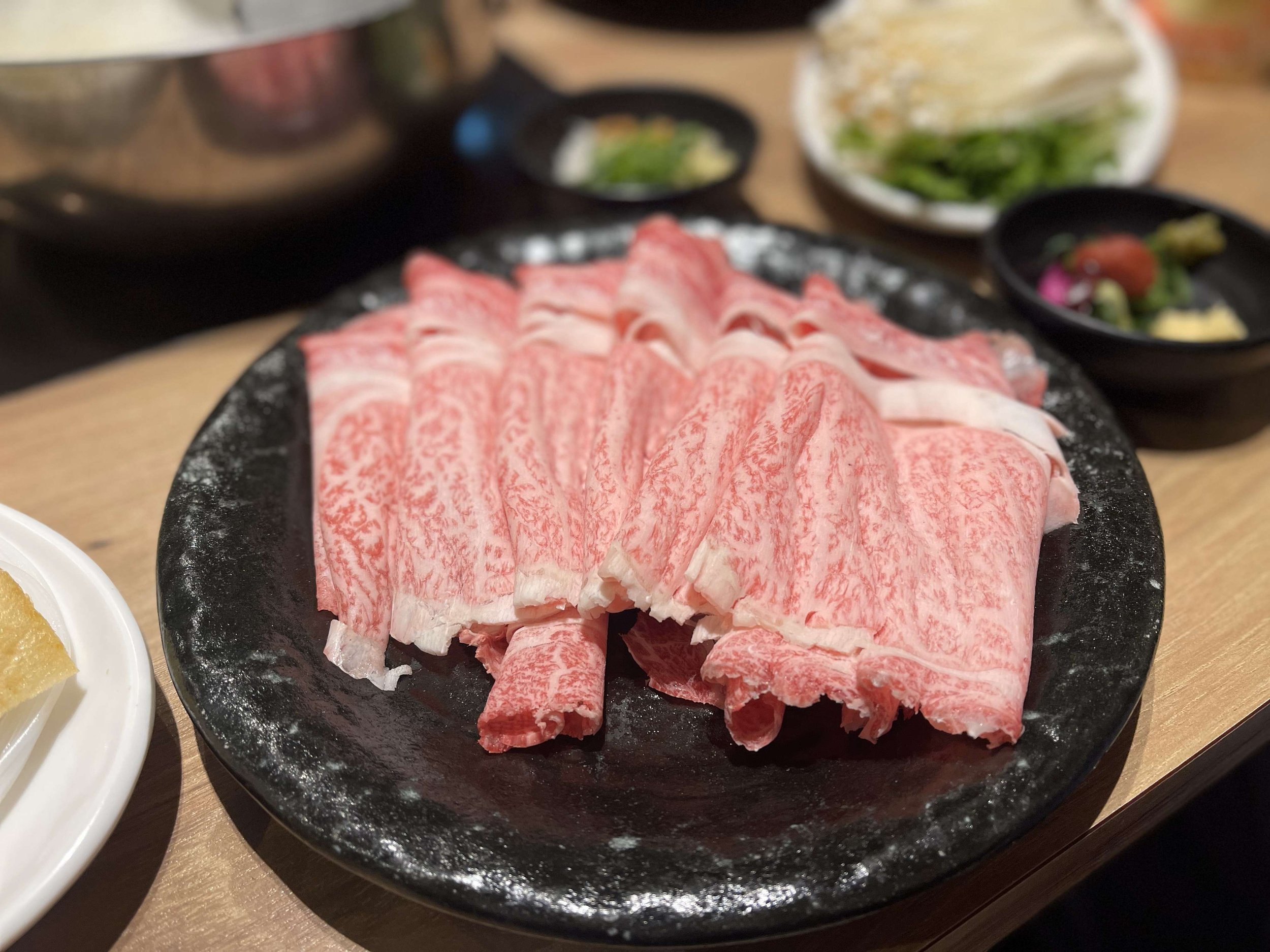 Wagyu beef shabu shabu!!  So good!