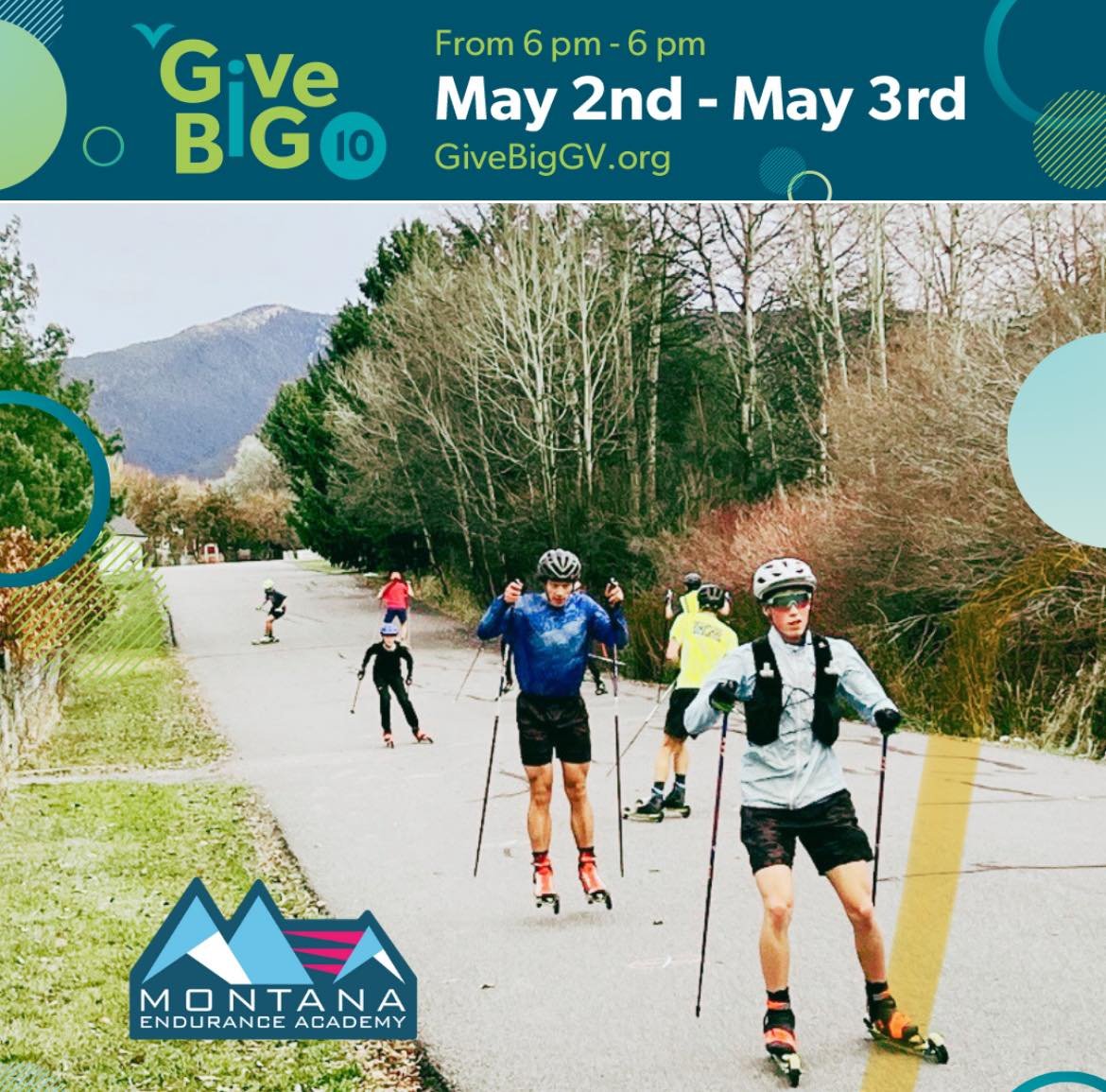 We are dedicated to providing quality programs for all ages and abilities and work hard to keep our costs affordable.
https://www.givebiggv.org/organizations/montana-endurance-academy
#mtenduranceacademy #GiveBigGV 
#nordicskiing #endurancetraining 
