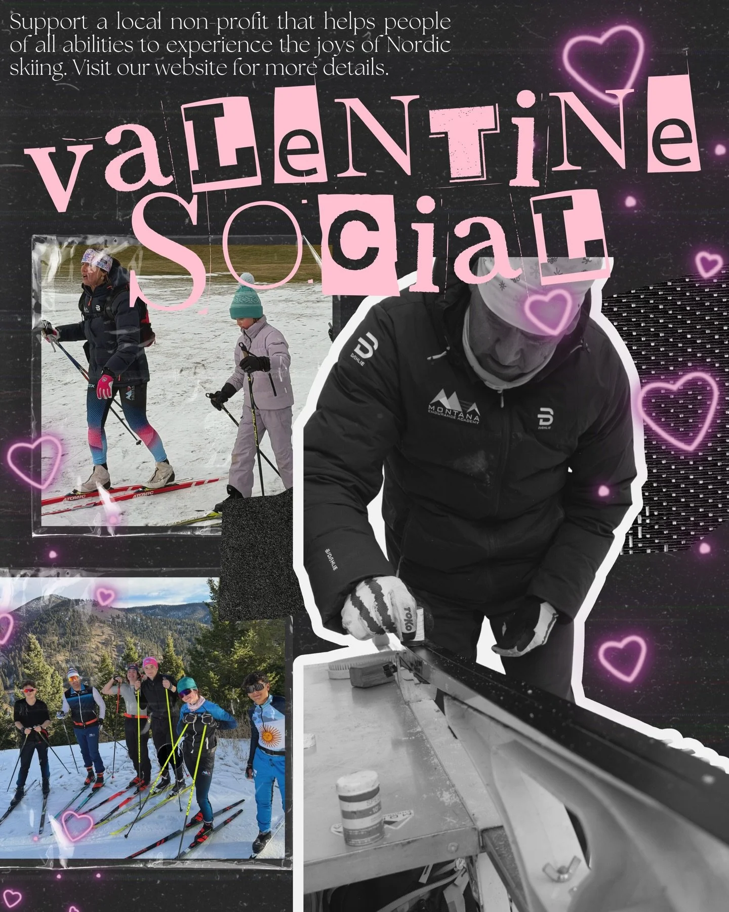 Ladies &amp; Gentlemen may we have your attention, please! ❄️🩷❄️Mark your calendars, reserve your tickets today at www.montanaenduranceacademy.org, and bring your valentine. Join us for our annual February fundraiser!

#welovewinter #mea #valentines