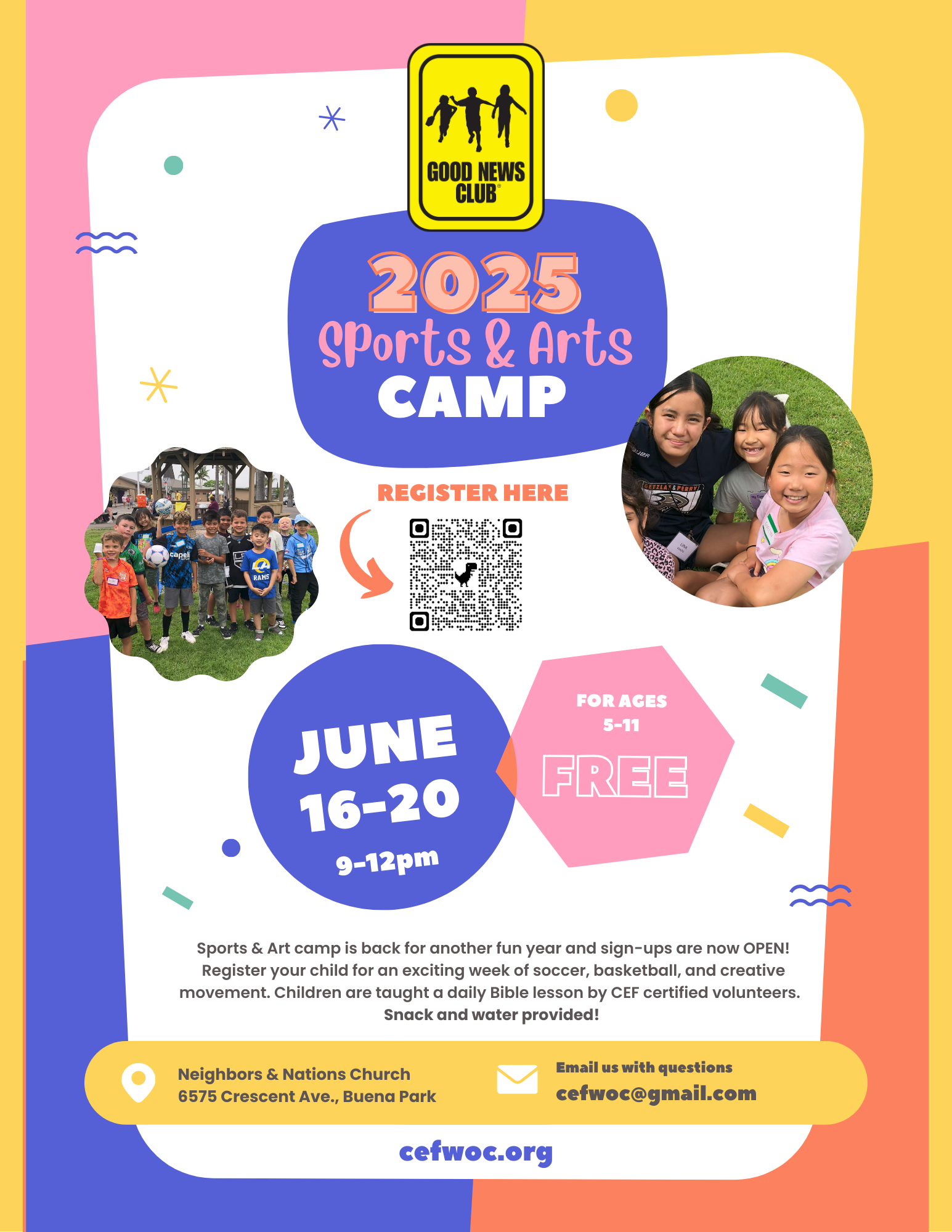 Sports &amp; Arts Camp 