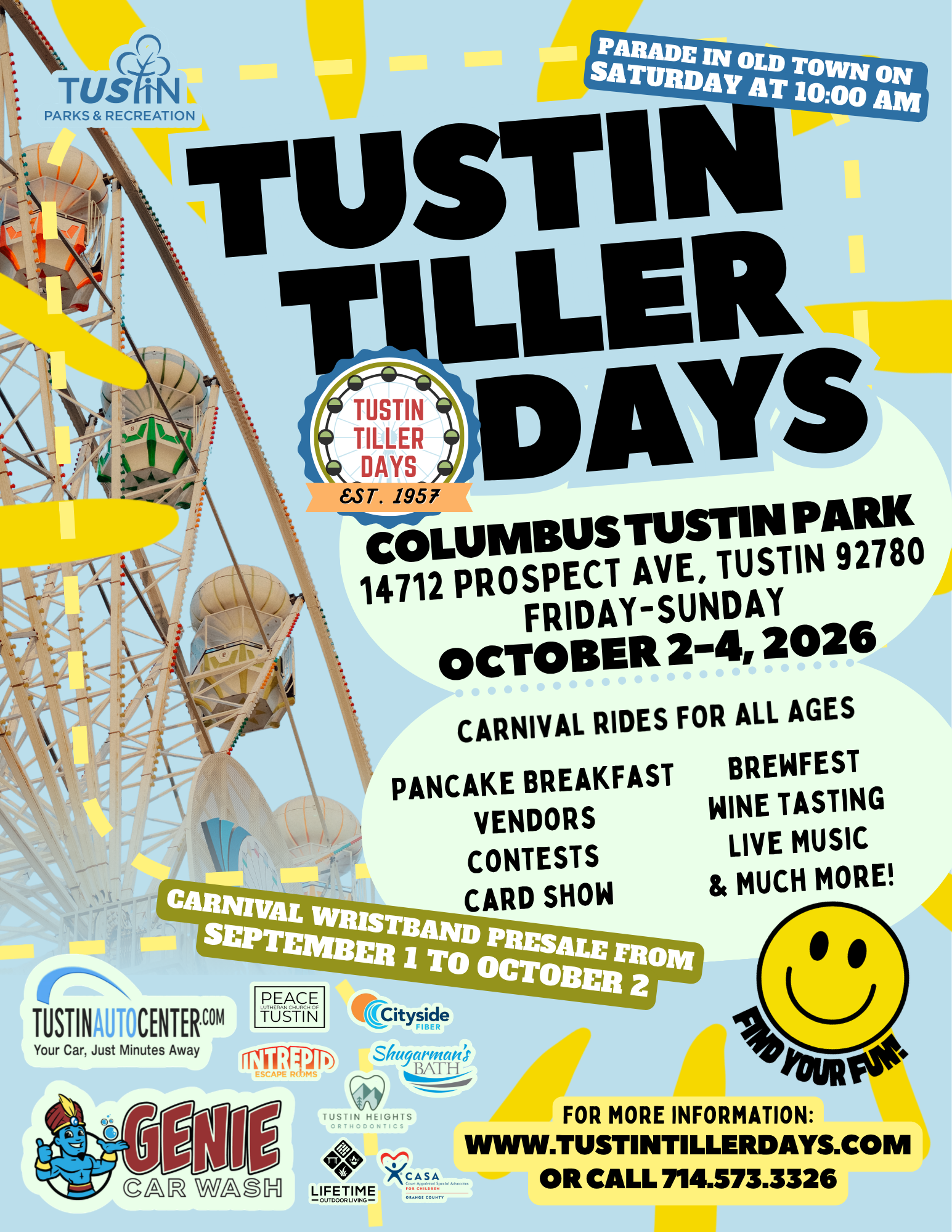 Volunteer at Tustin Tiller Days