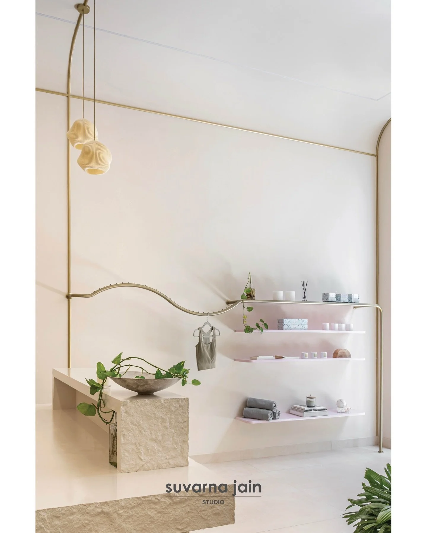 a sense of being received; you feel it before you register it.

this reception was designed to soften arrival &mdash;
grounded textures, gentle curves, and a palette that doesn&rsquo;t ask you to perform.

a first moment that says: you&rsquo;re safe 