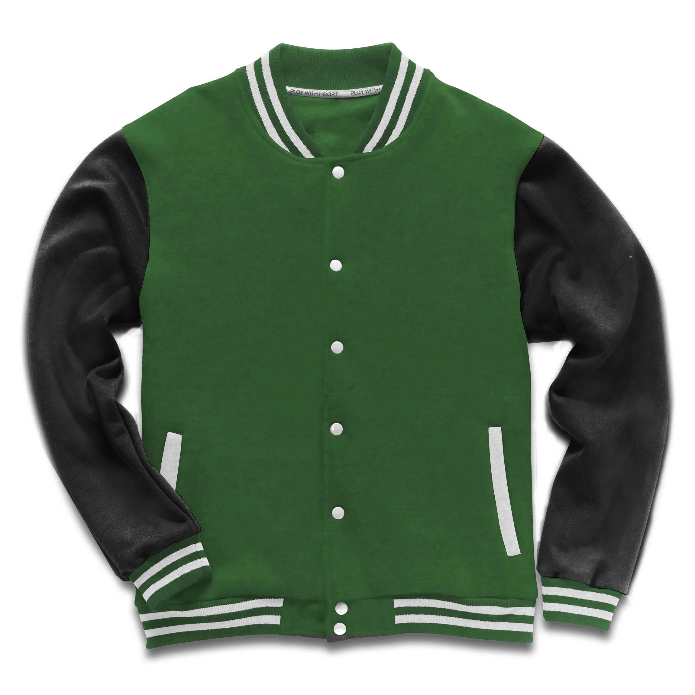 Varsity Jacket | Black & Green