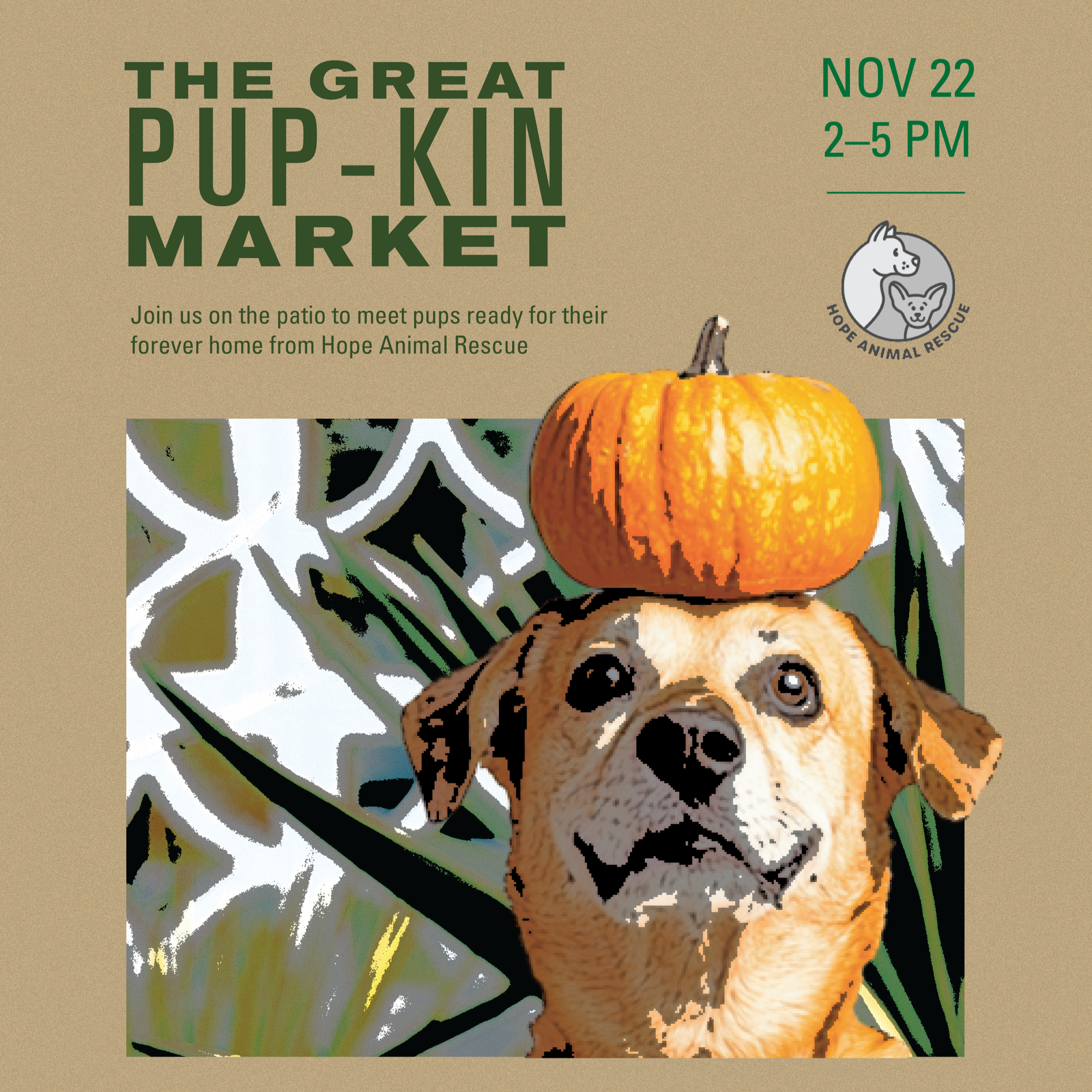 The Great Pup-Kin Market: with HOPE Rescue