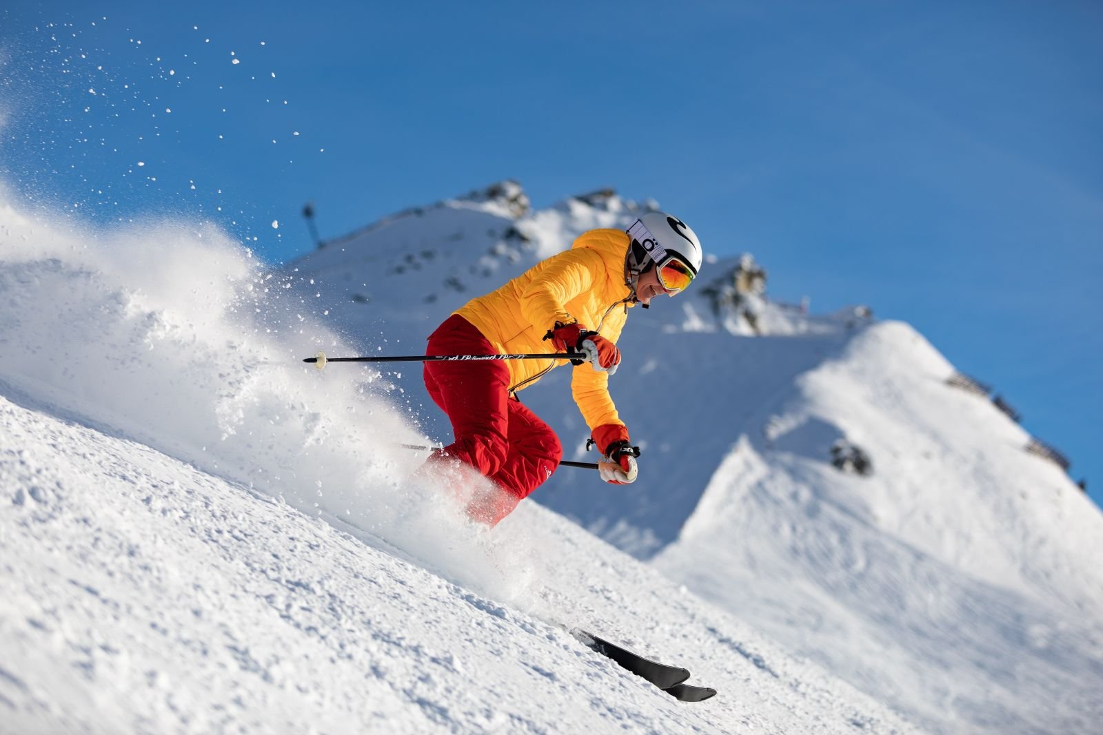 Mit Skibrille sicher durch den Schnee