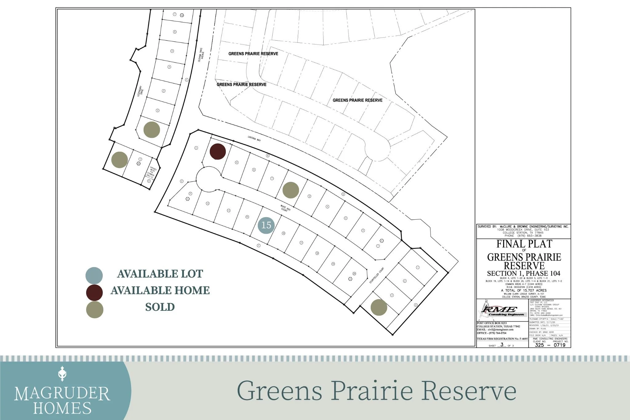 Greens Prairie Reserve - Phase 104