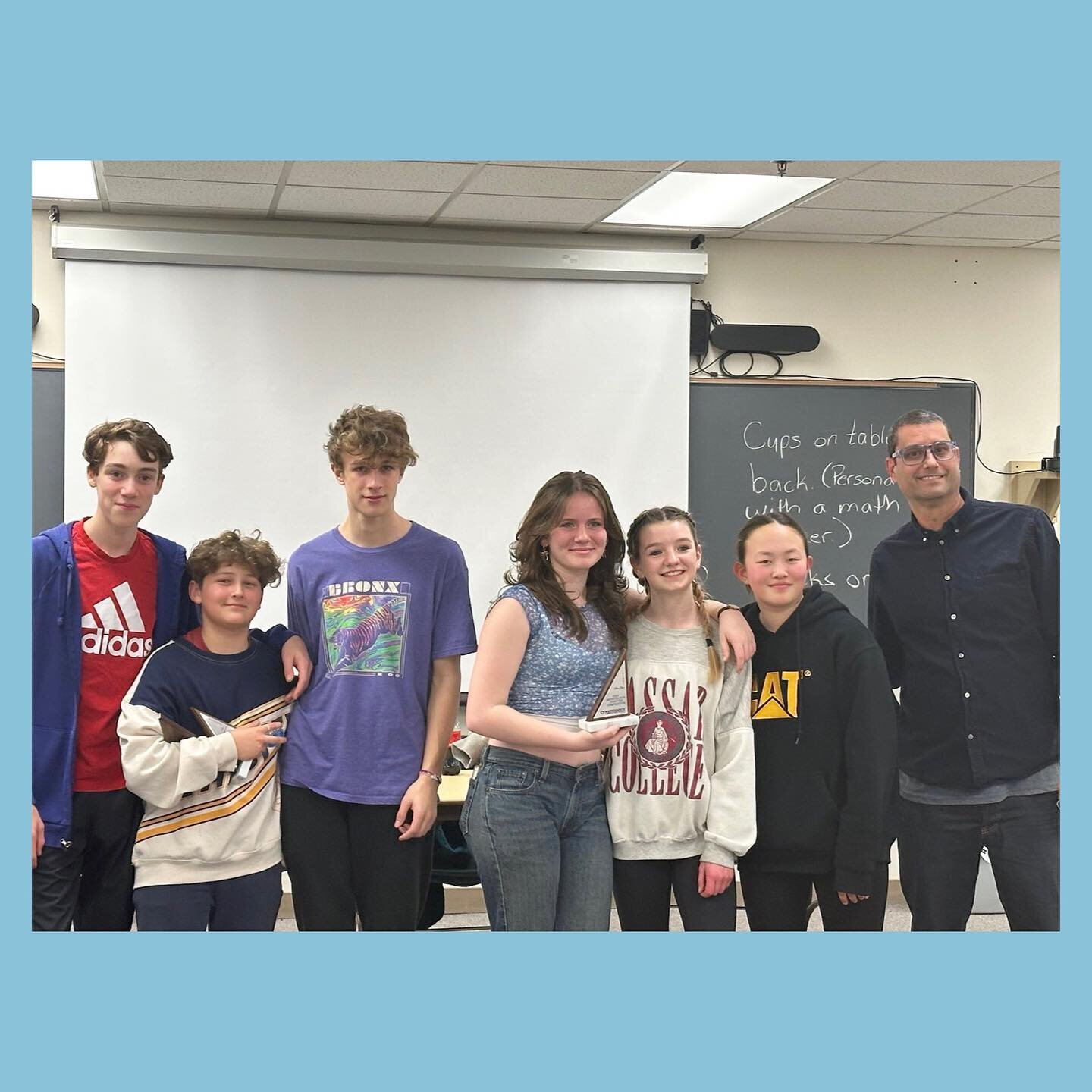 We won! 🥇 1st Place in the Northeast VT Chapter MATHCOUNTS competition went to Wilder Arts&rsquo; very own team of 4 dedicated math geniuses supported by their peers and math coach David Ory. We are so incredibly proud of this accomplishment by thes