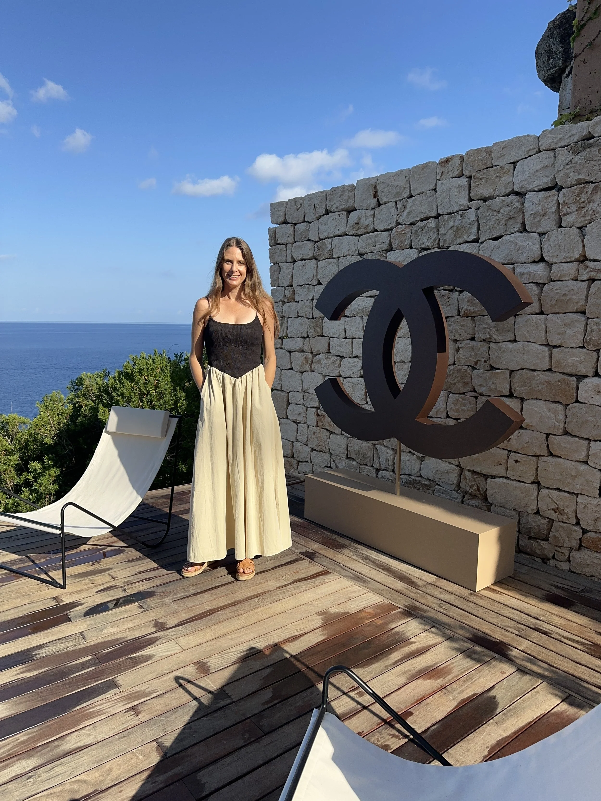 Chanel Summer Beauty astrology activation event hosted by Belinda Matwali in Ibiza