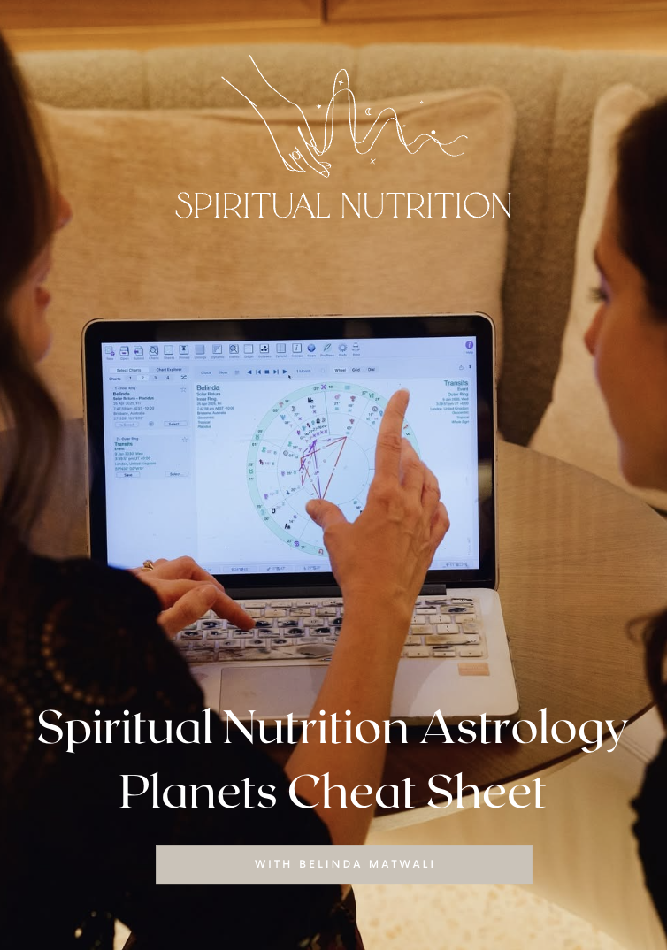Belinda pointing at an astrology chart pm.png