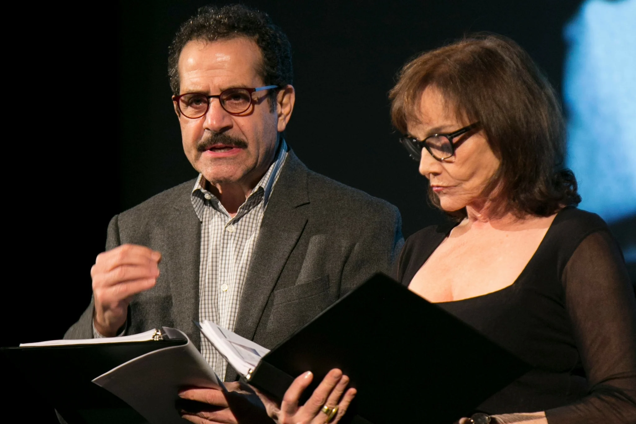 Tony Shalhoub (Man) and Brooke Adams (Woman) in The Betrayal