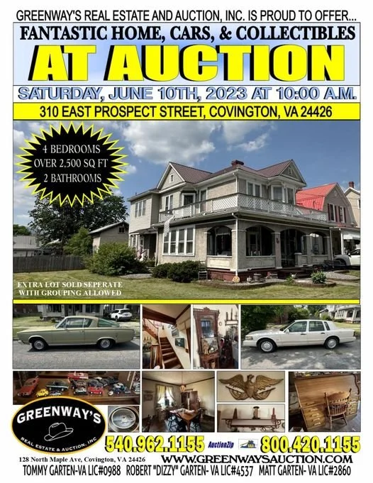 HUGE 4 BR 2 BATH HOME, PERSONAL PROPERTY, AND MORE