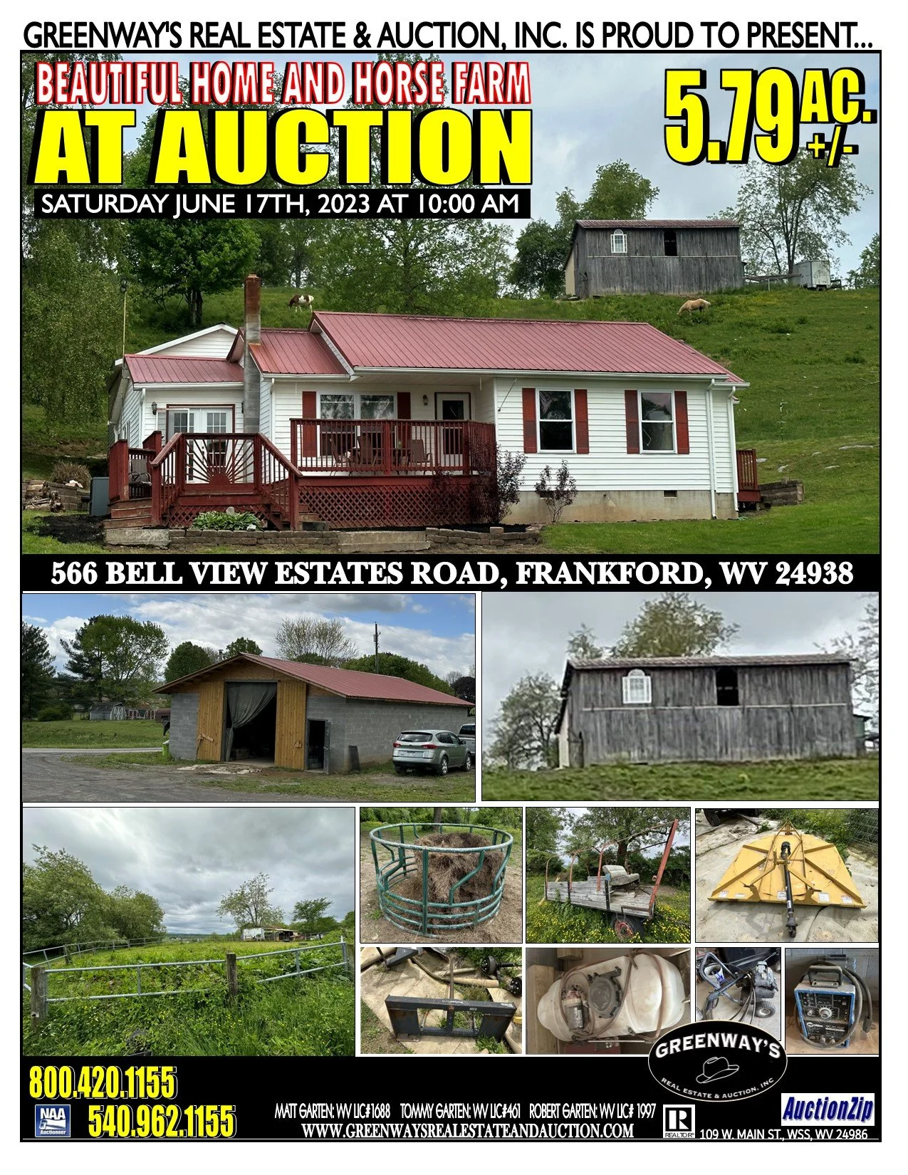 4 BEDROOM 2 BATH HOME ON HORSE FARM &amp; PERSONAL PRP