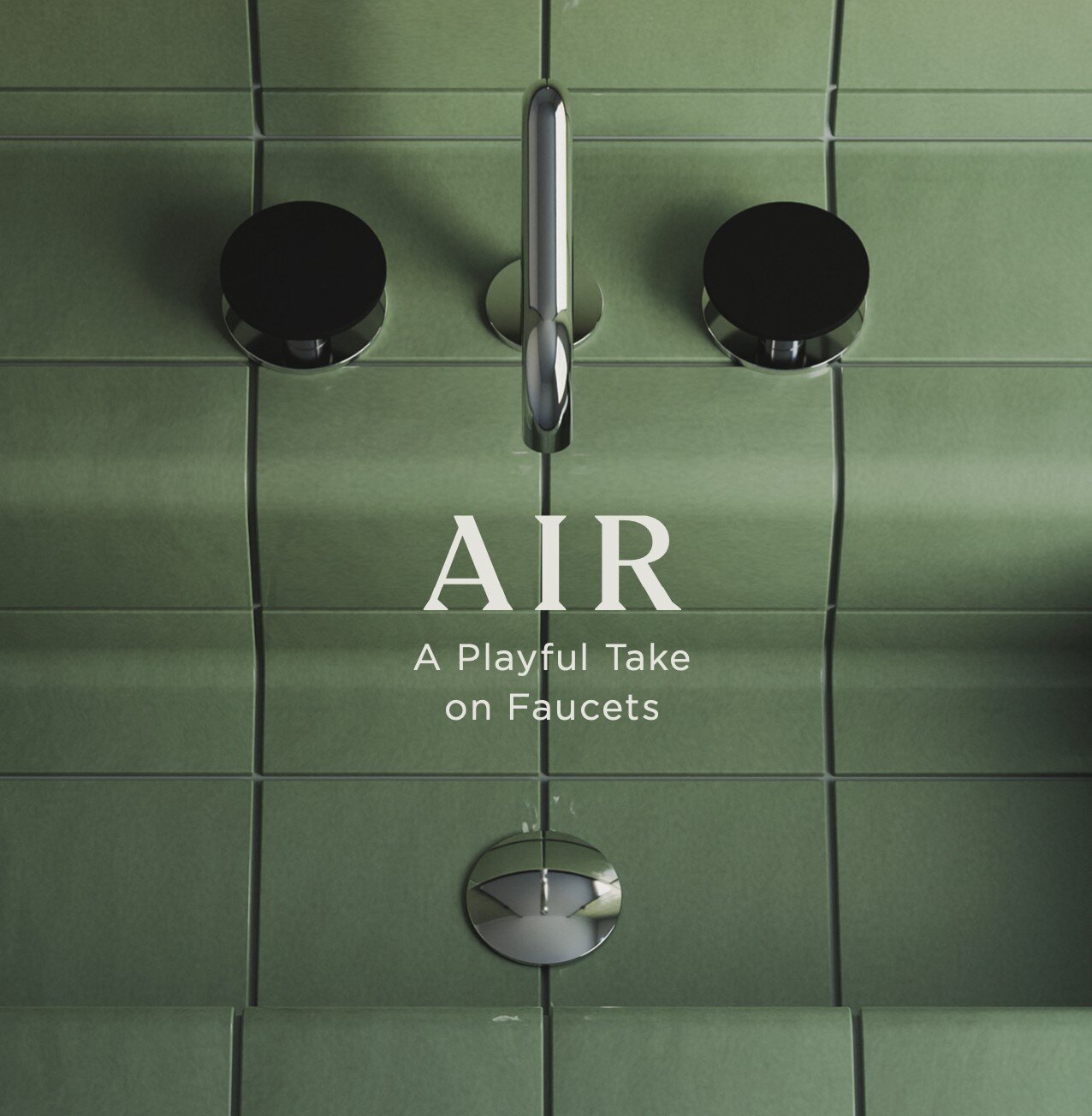 Meet the AIR collection. A playful take on faucets &mdash; This collection features basic geometric shapes, sleek lines and slim edges, that blends into any bathroom style.

Swipe to see the collection of faucets and get in touch at the link in bio t