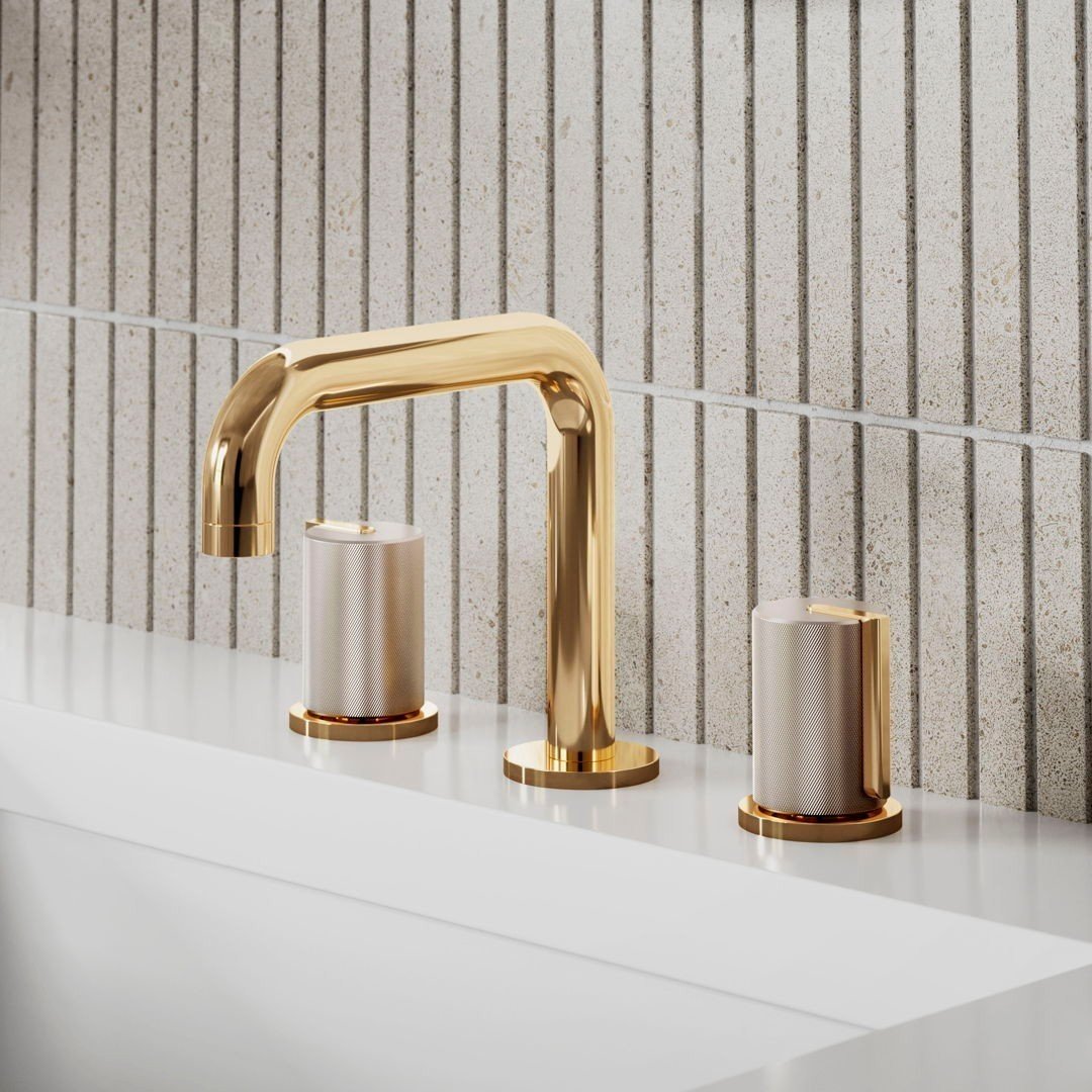 Introducing: A new contemporary series with five uniquely textured cylindrical handles.⁠
⁠
Play with finish, texture and spout height to create the custom faucet of your dreams.⁠
⁠
Inquire today.