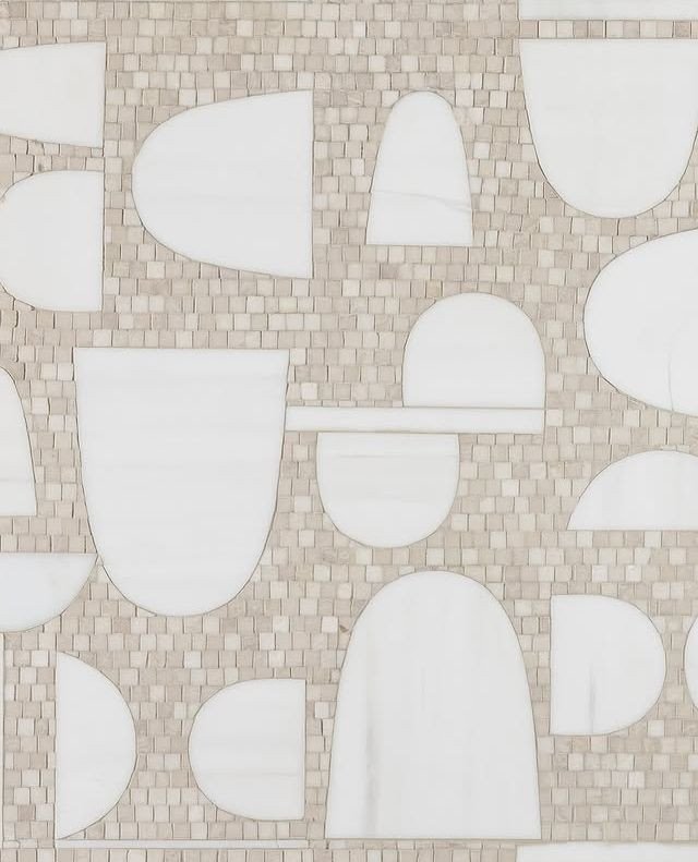 COMING SOON &mdash; Decadence by Donghia ⁠
⁠
Decadence reimagines Donghia&rsquo;s refined demilune pattern as a sleek mosaic of honed natural stone. Featuring waterjet cut shapes and delicate tesserae.⁠
⁠
It is stocked in three contemporary colorways