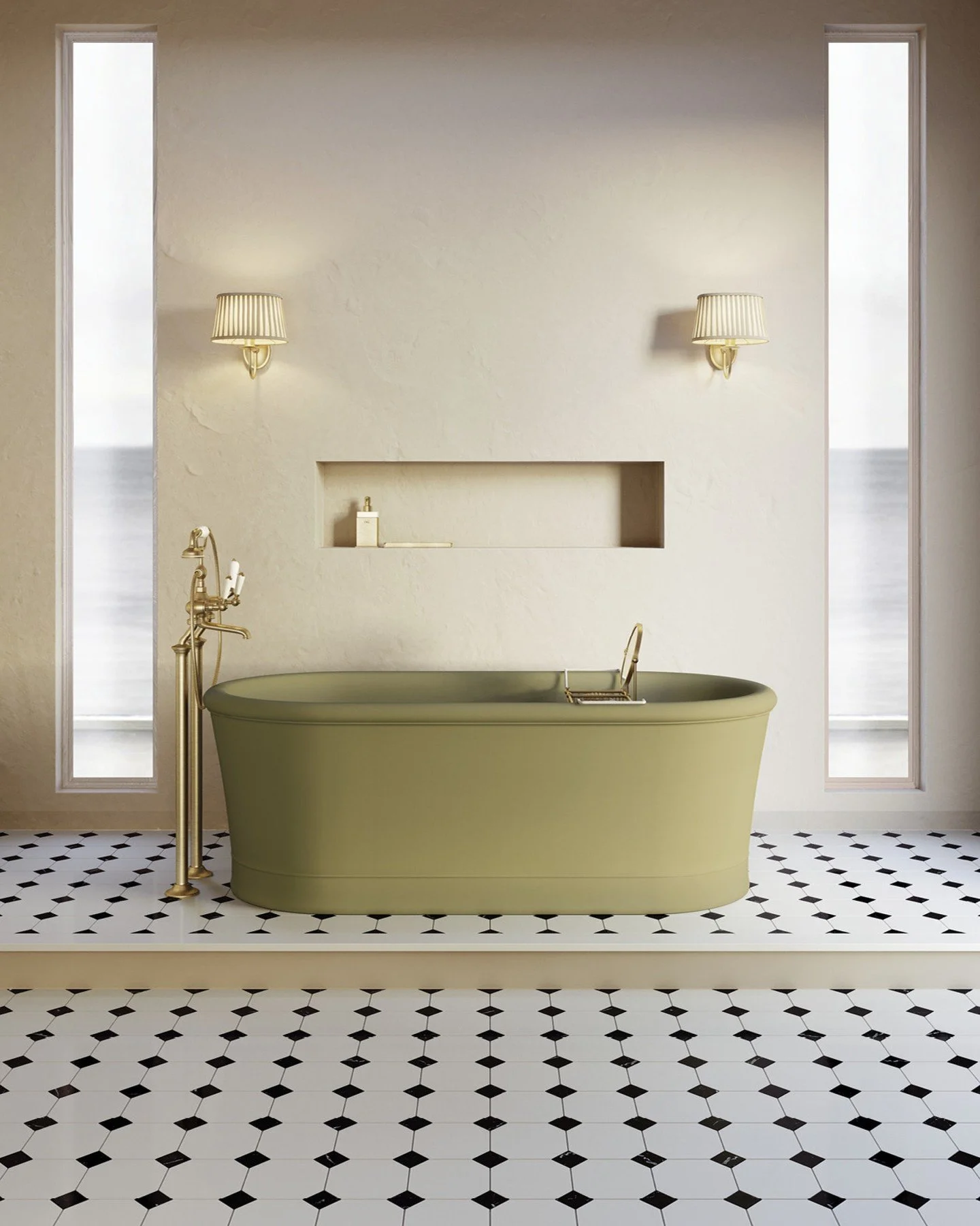 A classic, redefined. ✨⁠
⁠
This freestanding tub brings both structure and softness with its rounded edges and slim frame.⁠
⁠
Get in touch today to learn more &mdash; available in matte or gloss and a range of colours.⁠
⁠
⁠
&bull;⁠
⁠
#interiordesign 