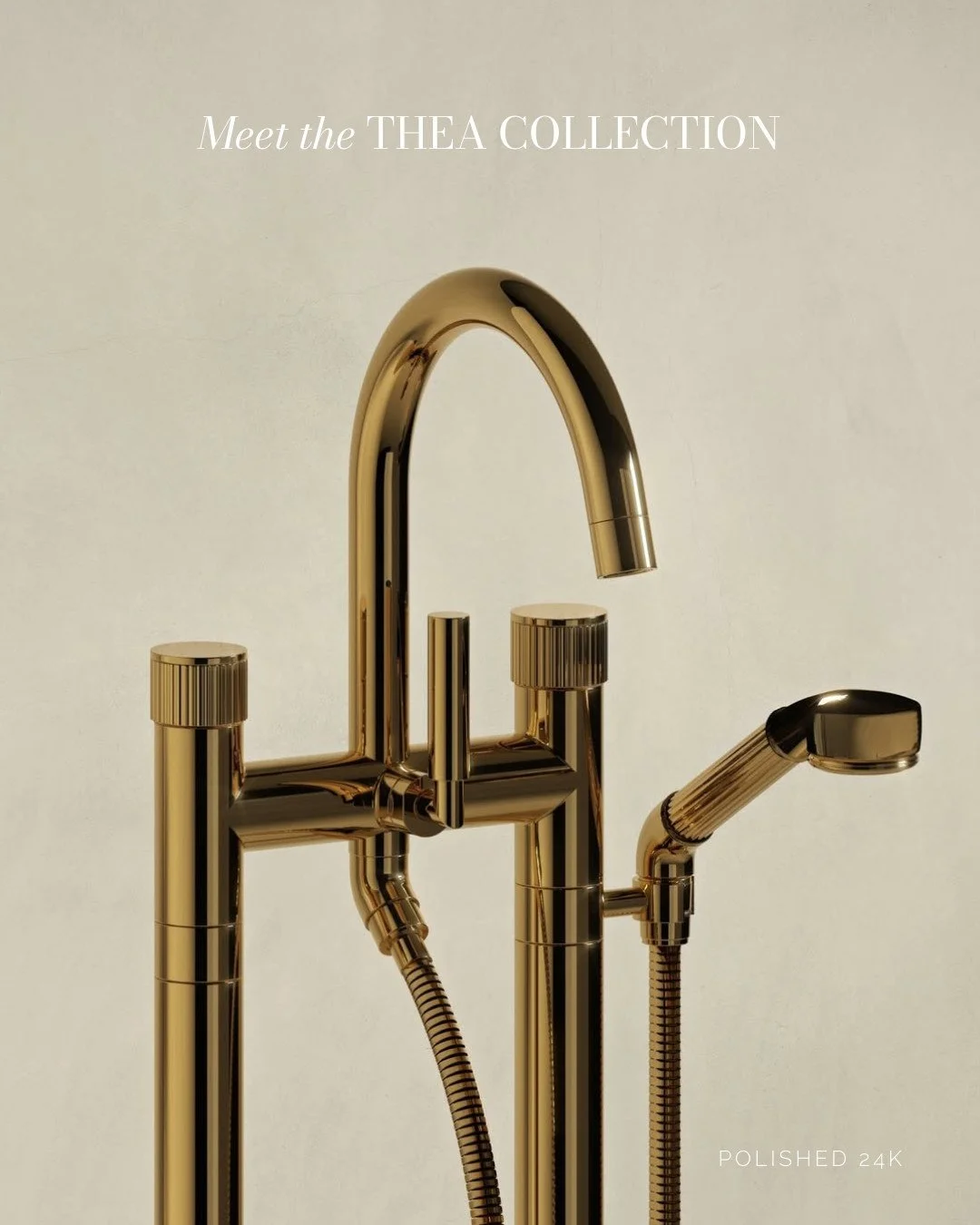 More than just a fixture, the Thea Collection brings a sculptural touch to the everyday. ✨⁠
⁠
Defined by fluted details, timeless finishes, and a sense of balance. Available in Polished 24K finish, Aged Brass, Aged Nickel, Polished Nickel, and Gunmet